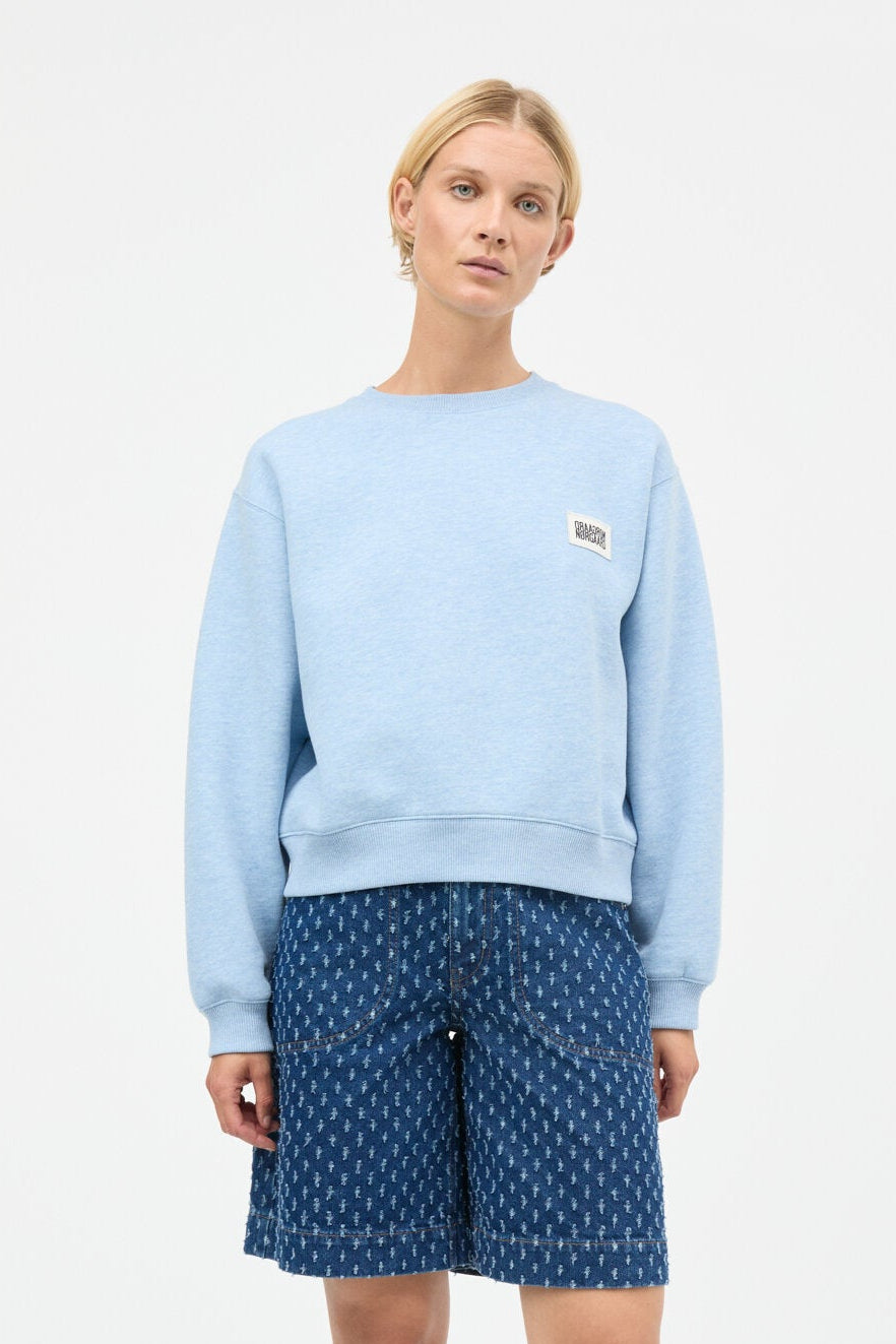 Standard Taylor sweatshirt - Light Blue Melange