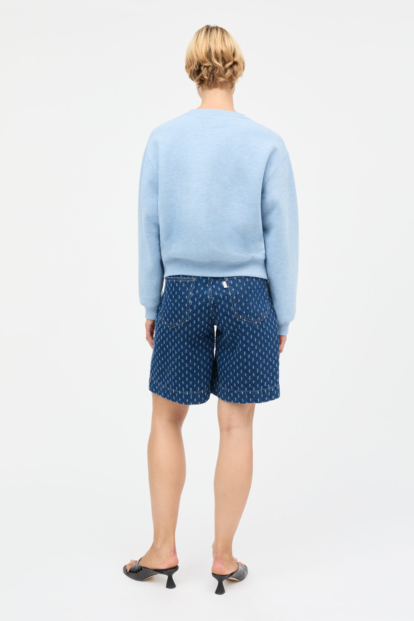 Standard Taylor sweatshirt - Light Blue Melange