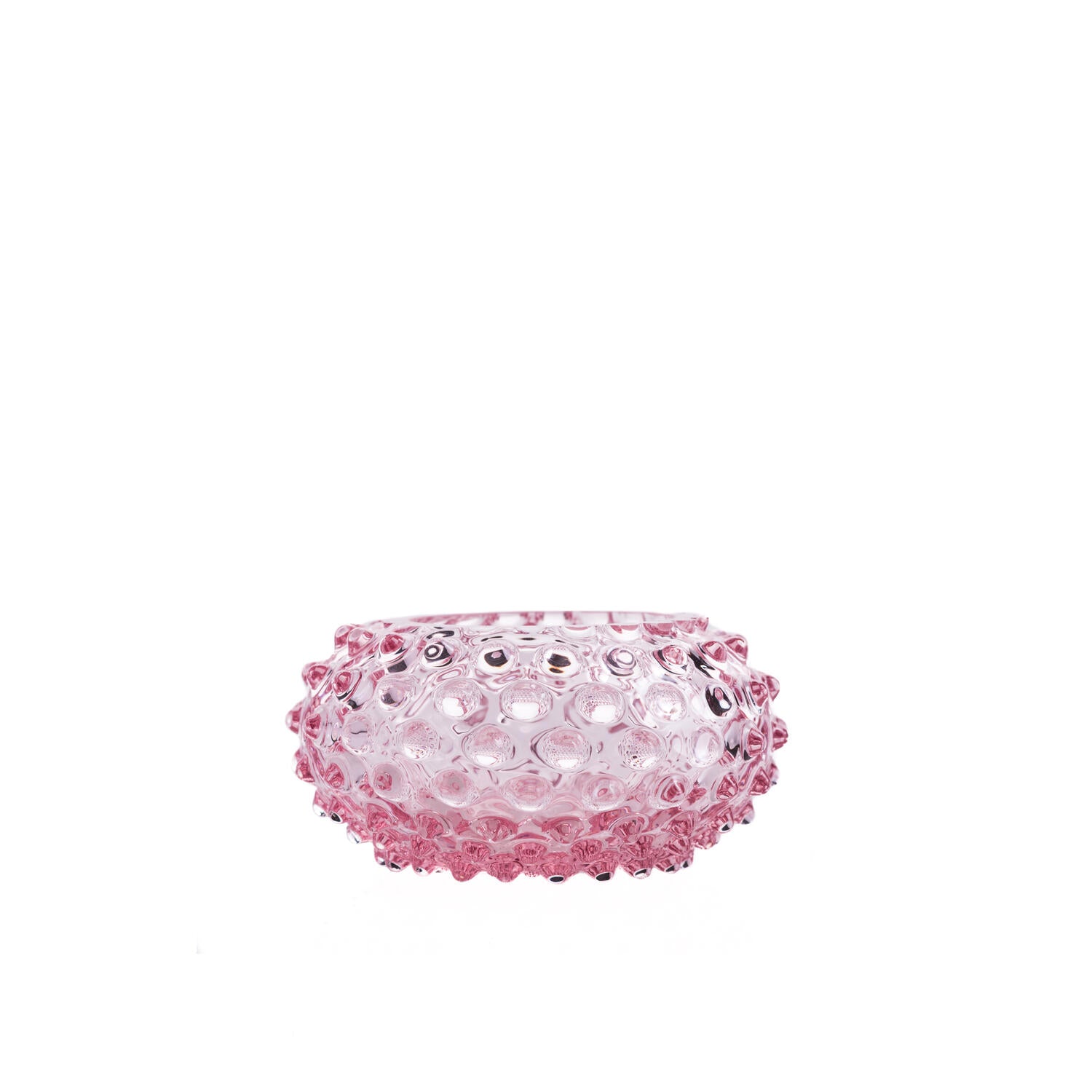 Hobnail fyrfadsstage – rosa