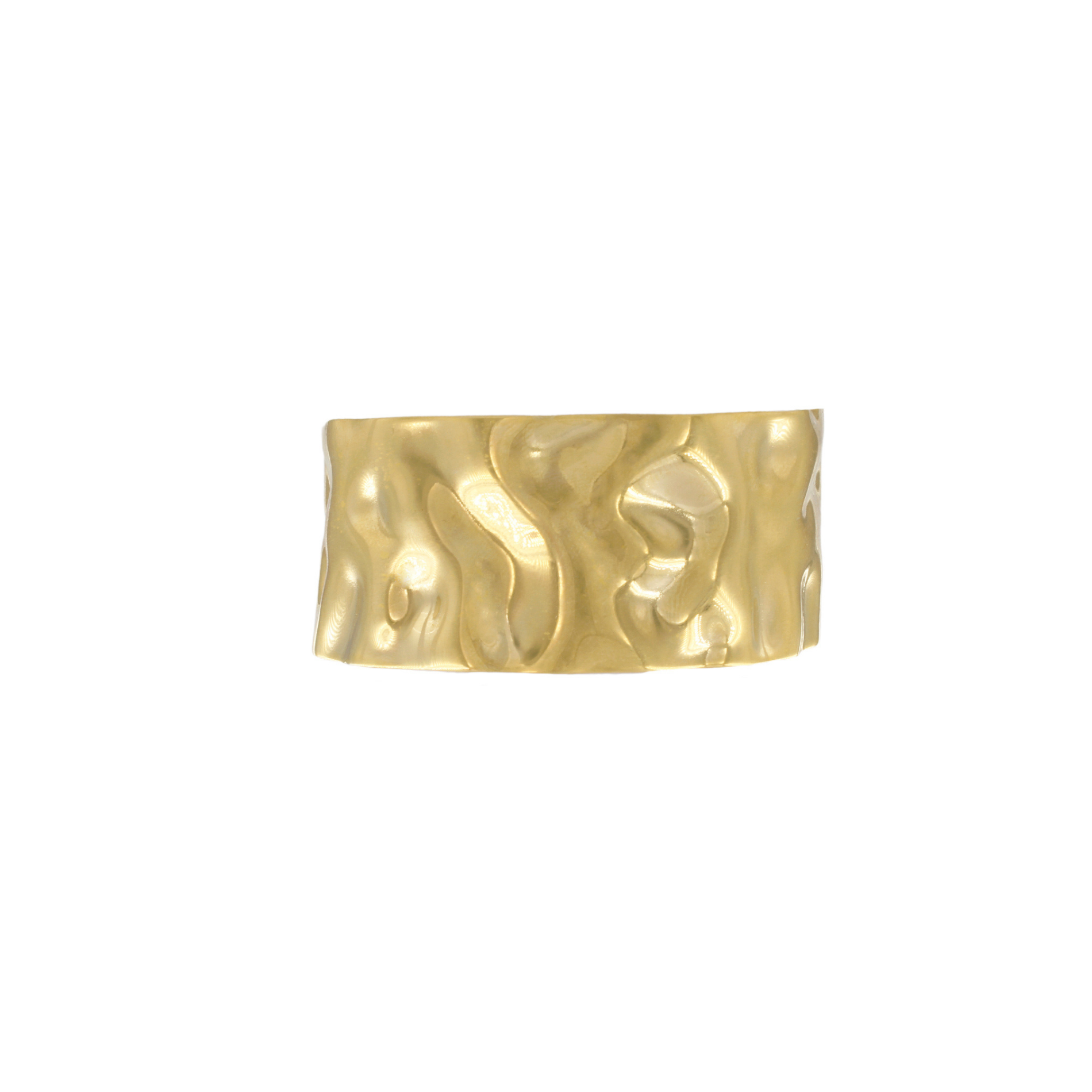 Organic Statement Cuff armring, vandfast - forgyldt