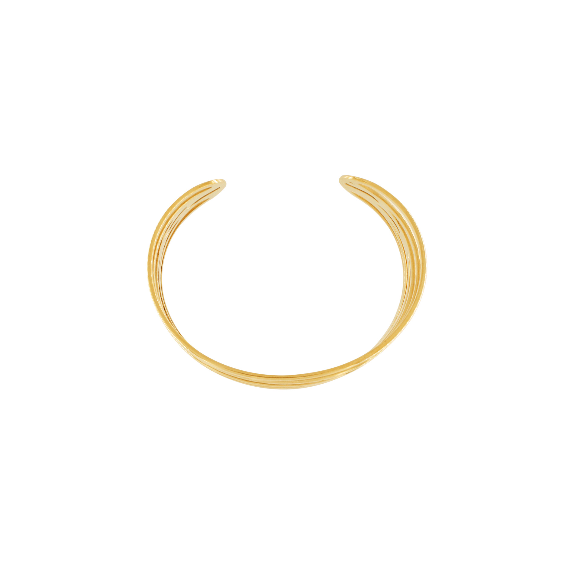 String Statement Cuff armring, vandfast - forgyldt