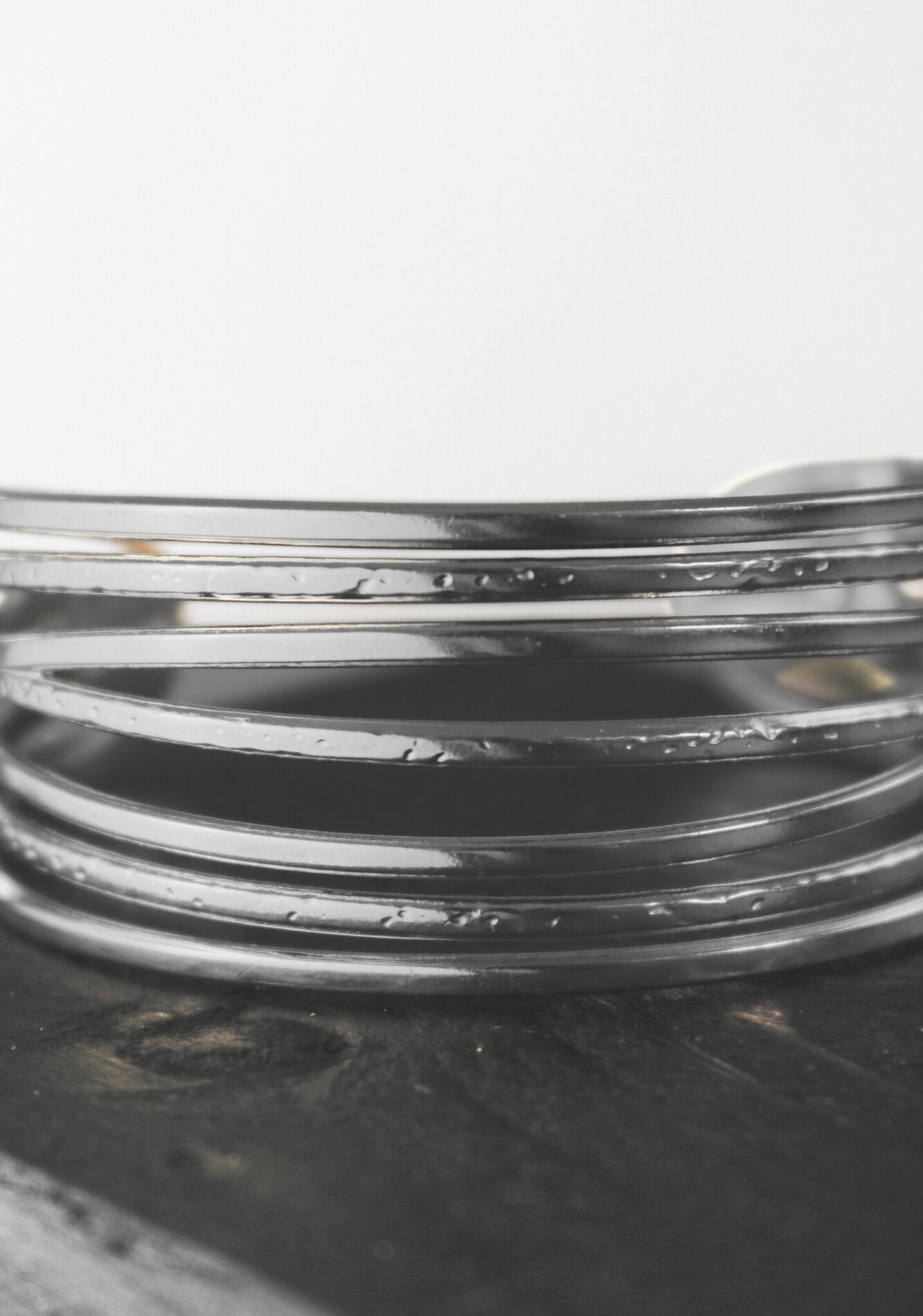 Courage String Statement armbånd - sølvbelagt