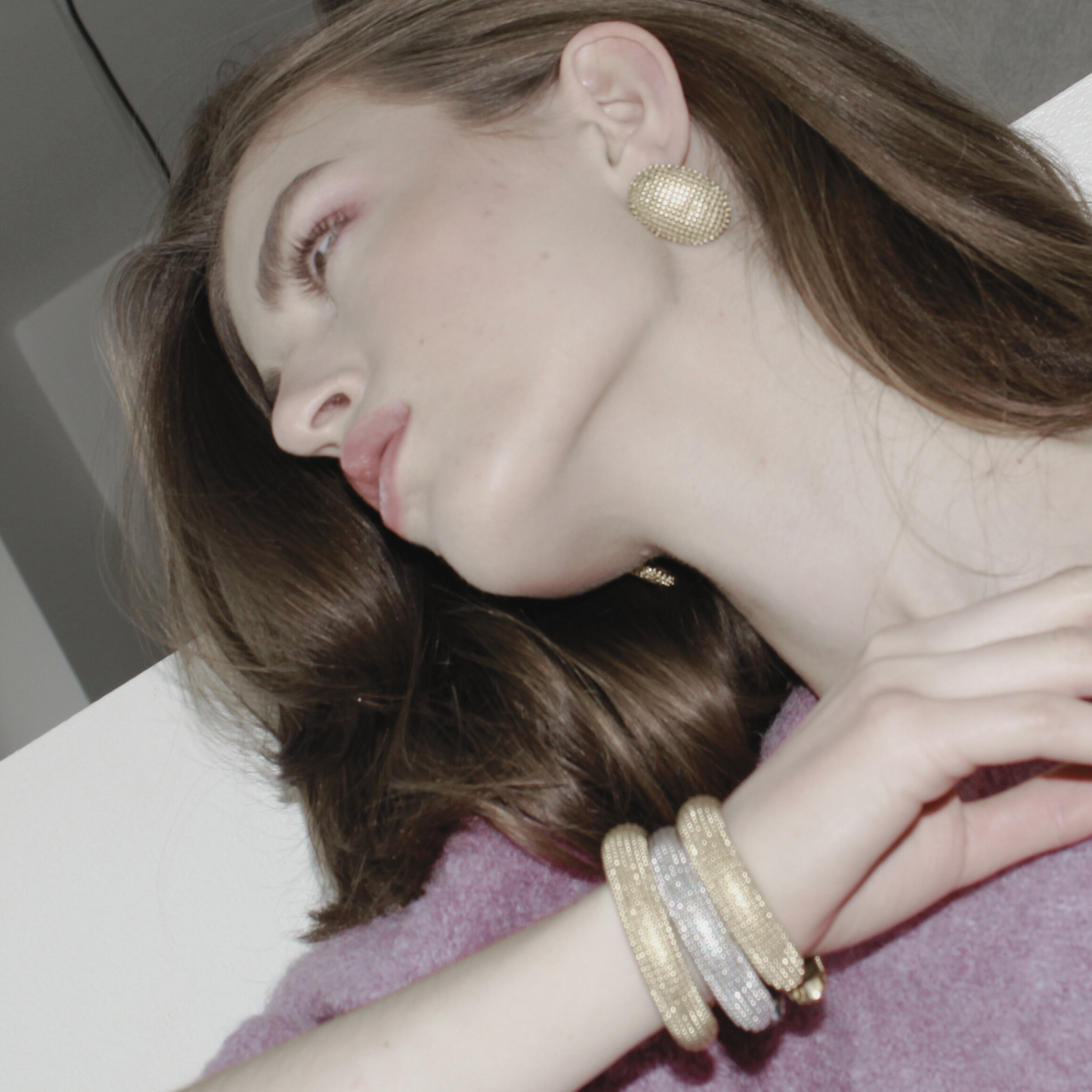 Courage Oblong armring - forgyldt