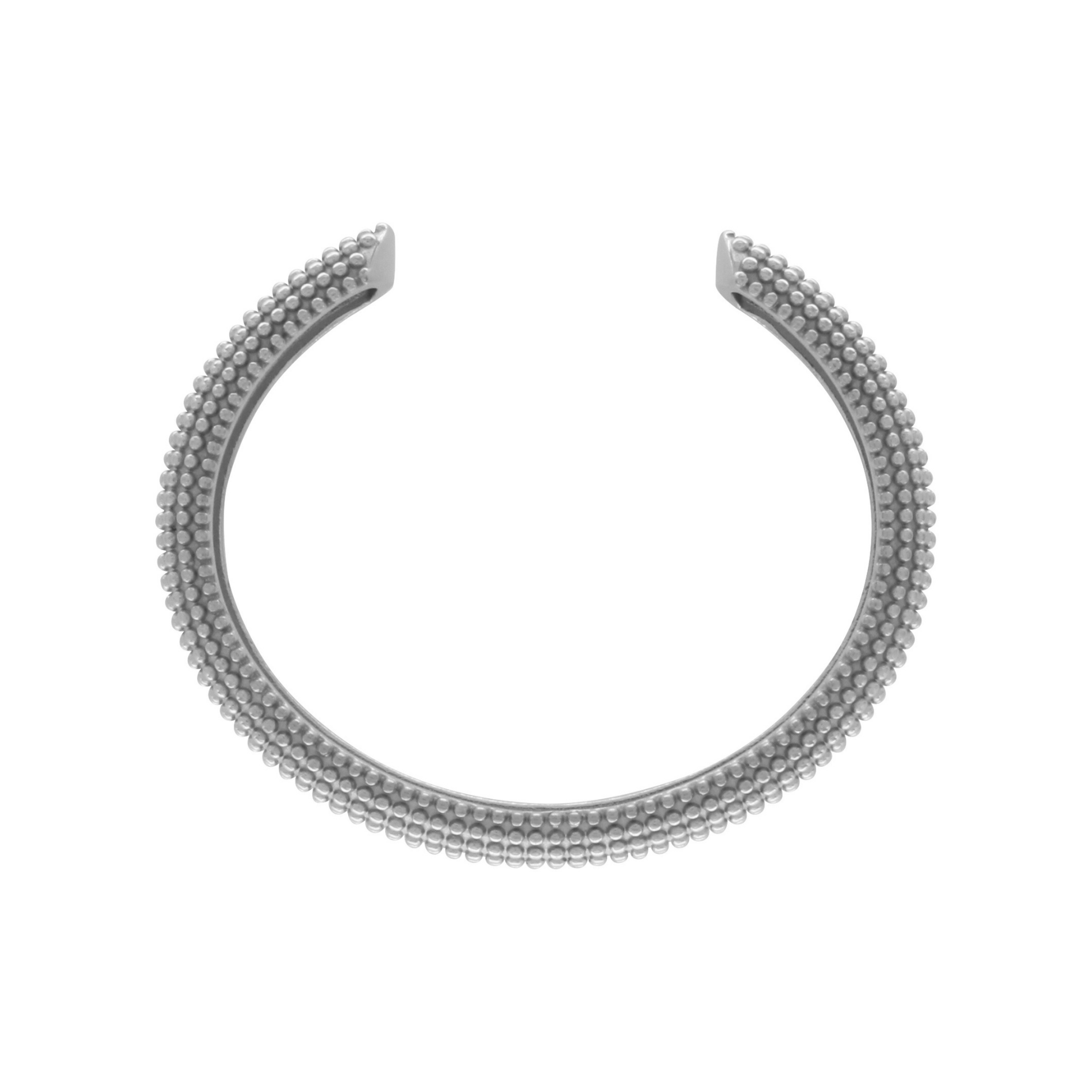 Courage Oblong armring - sølvbelagt