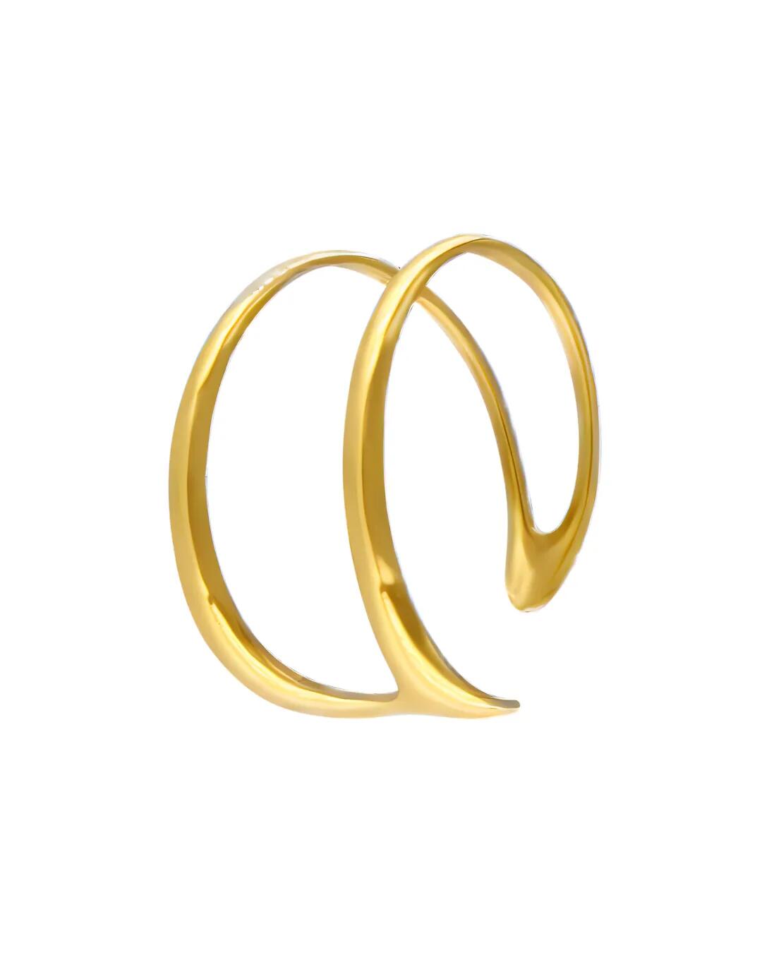 Passion Open Cuff armbånd - forgyldt