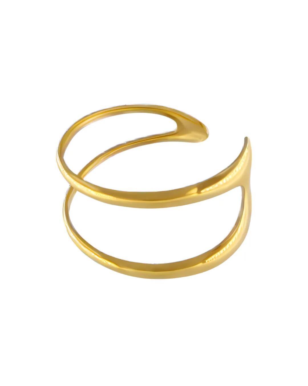 Passion Open Cuff armbånd - forgyldt