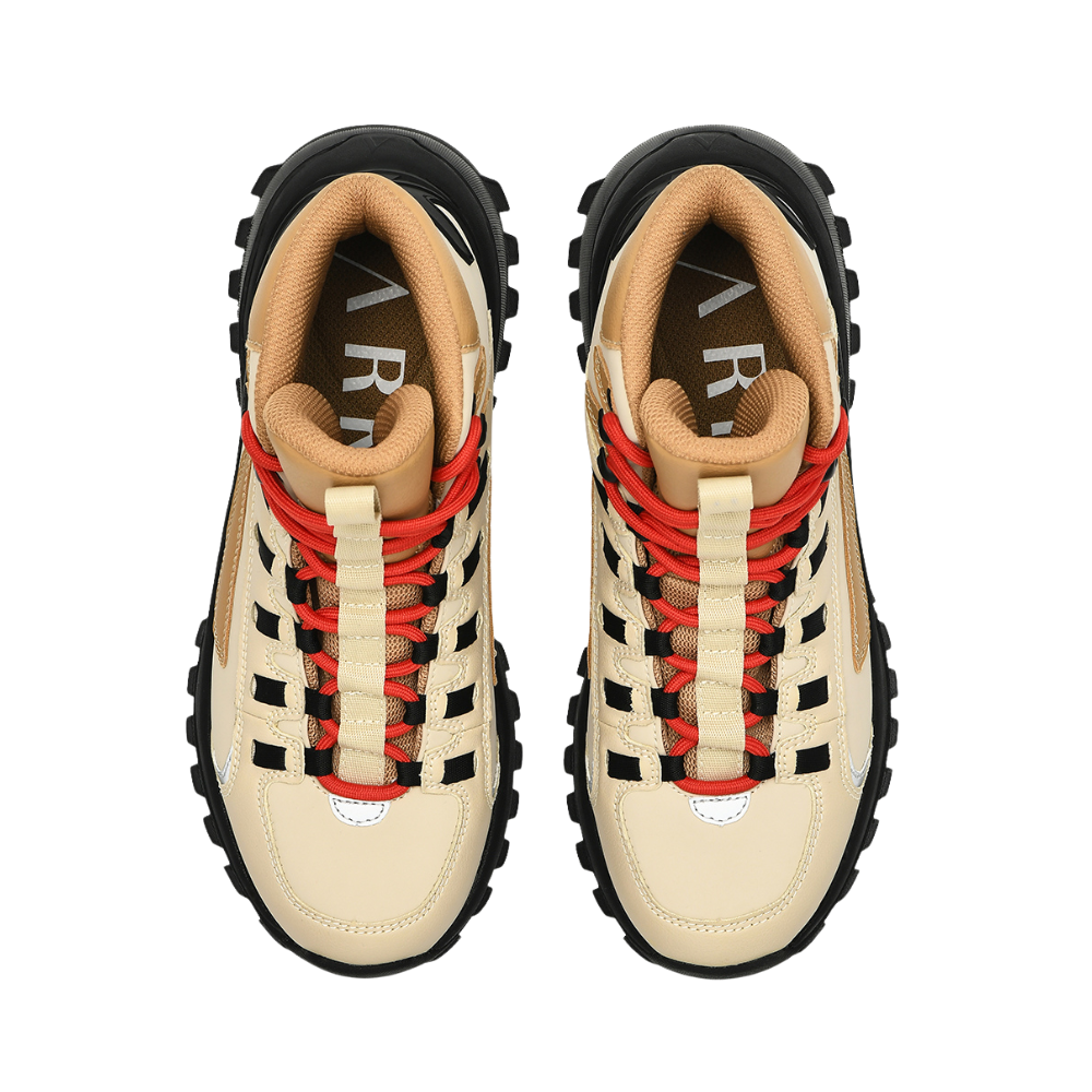 Apaze Hightop sneakers – Light Brown Black