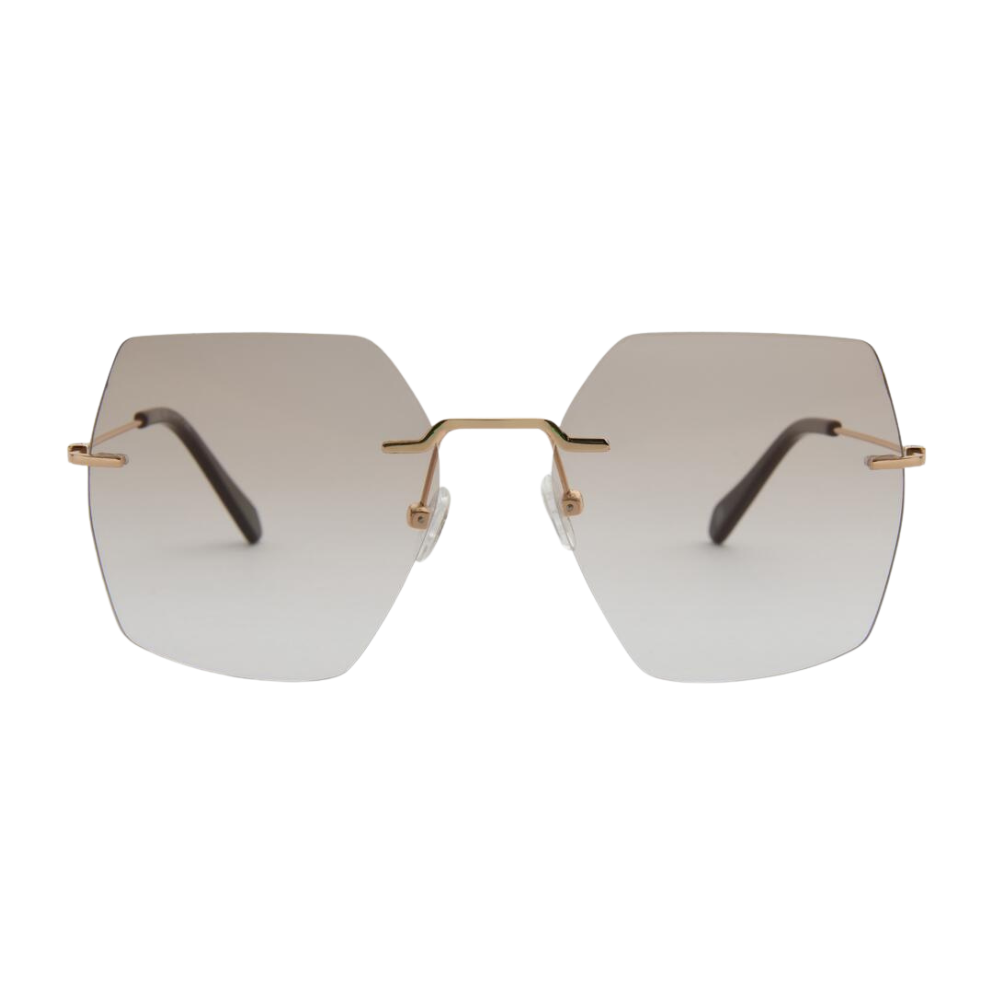 Jennifer Tinted brille - guldfarvet