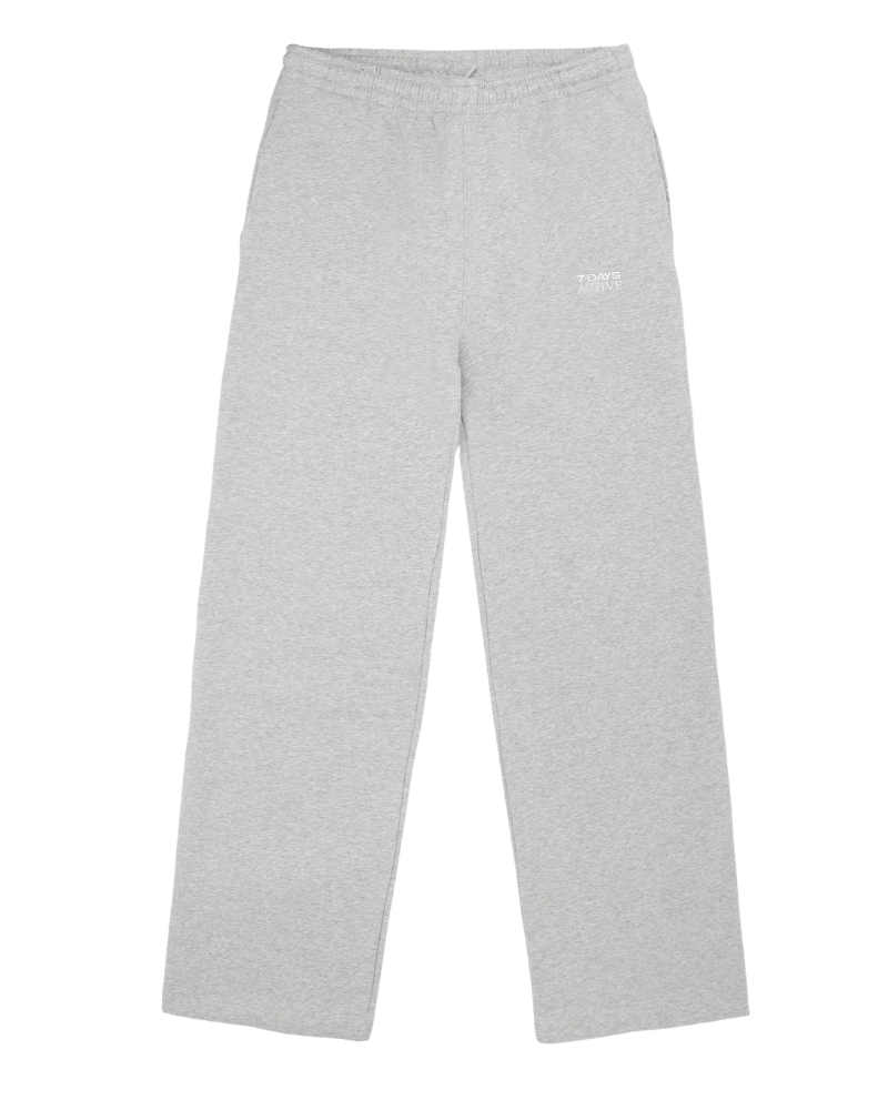 Organic Unbrushed sweatpants - 022 Heather Grey