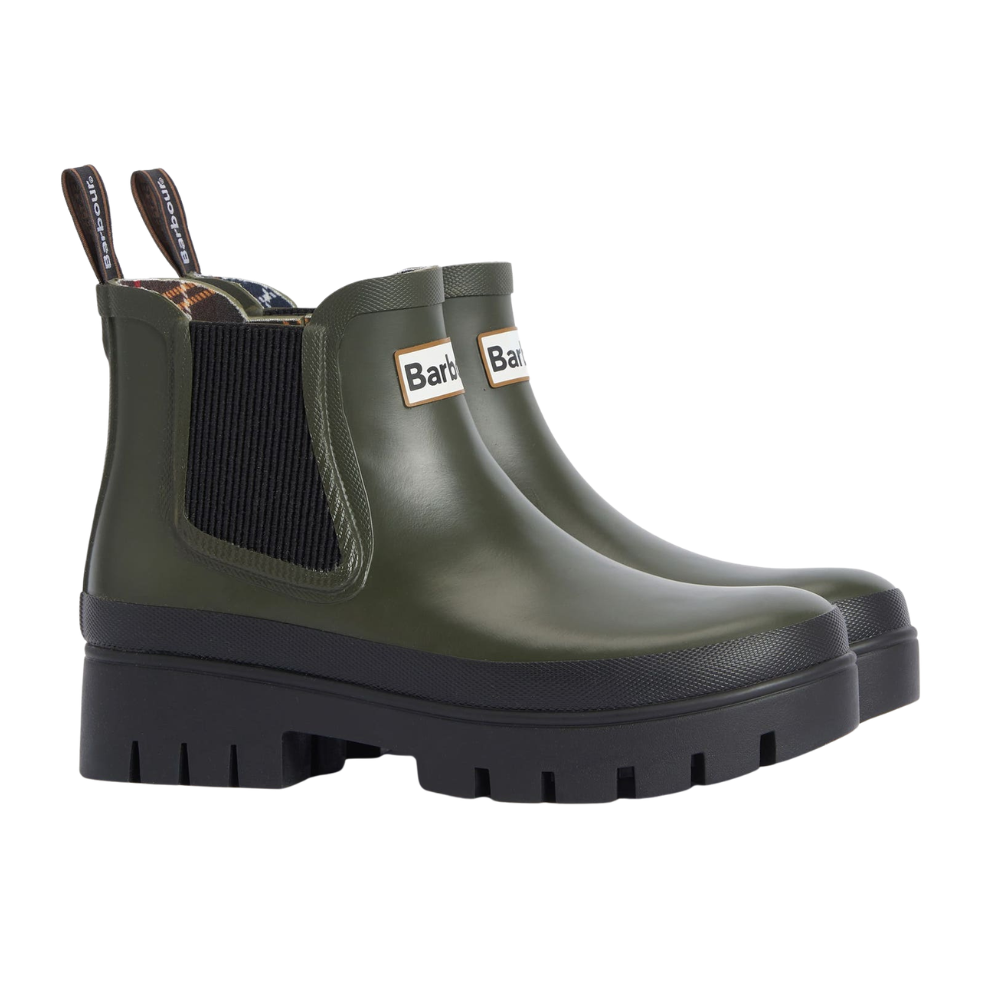 Halton Chelsea gummistøvler – Olive/Black