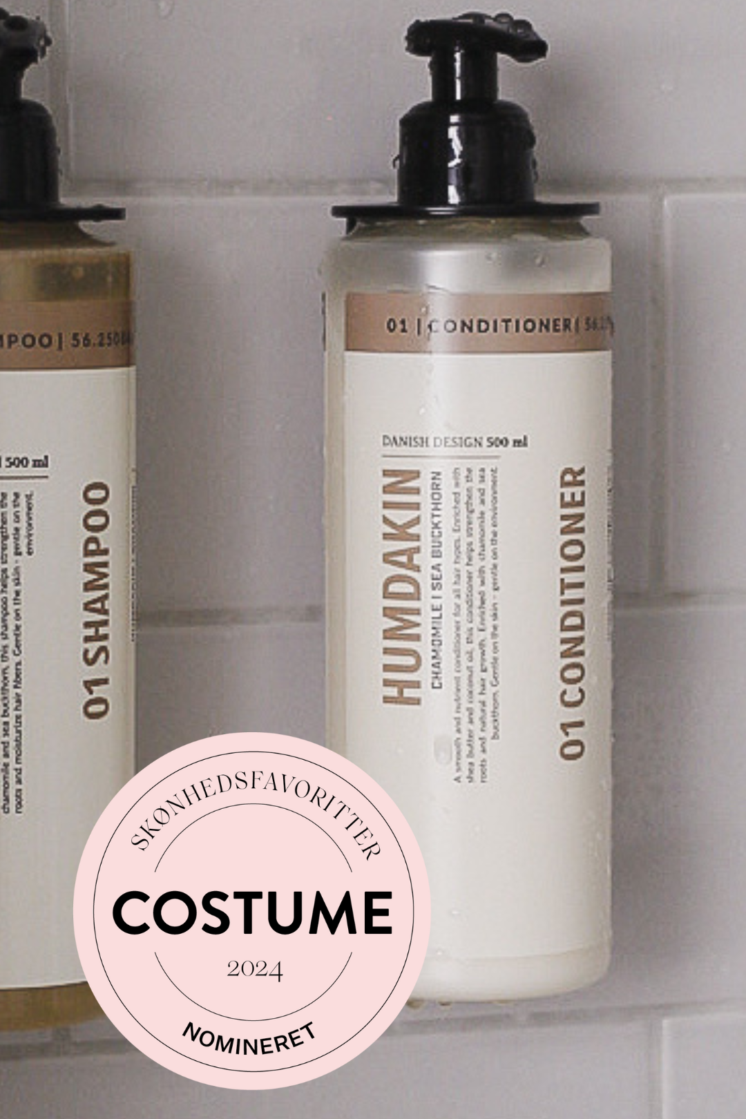 01 Shampoo, Chamomile and Sea Buckthorn - 500 ml.