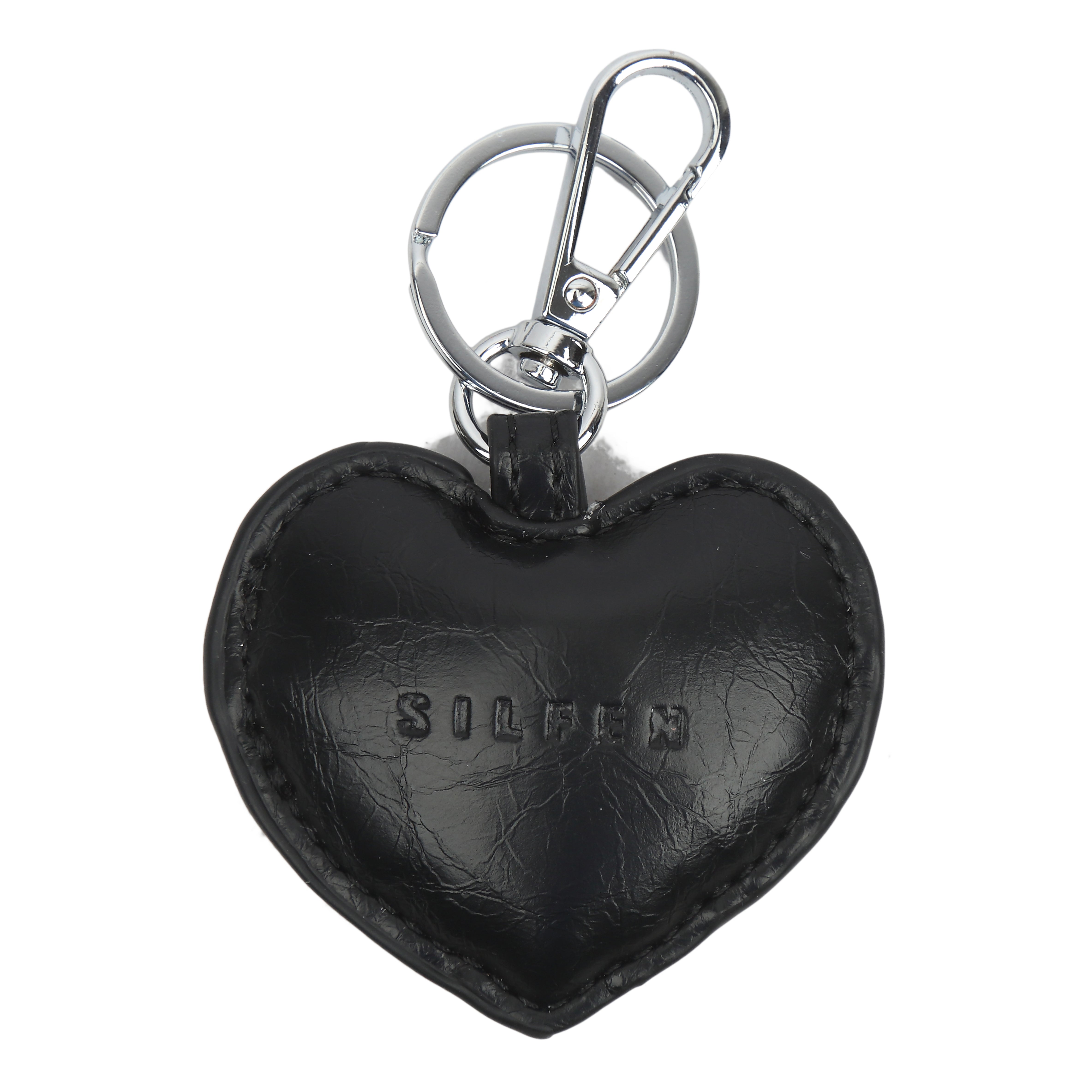 Heart taskevedhæng - sort