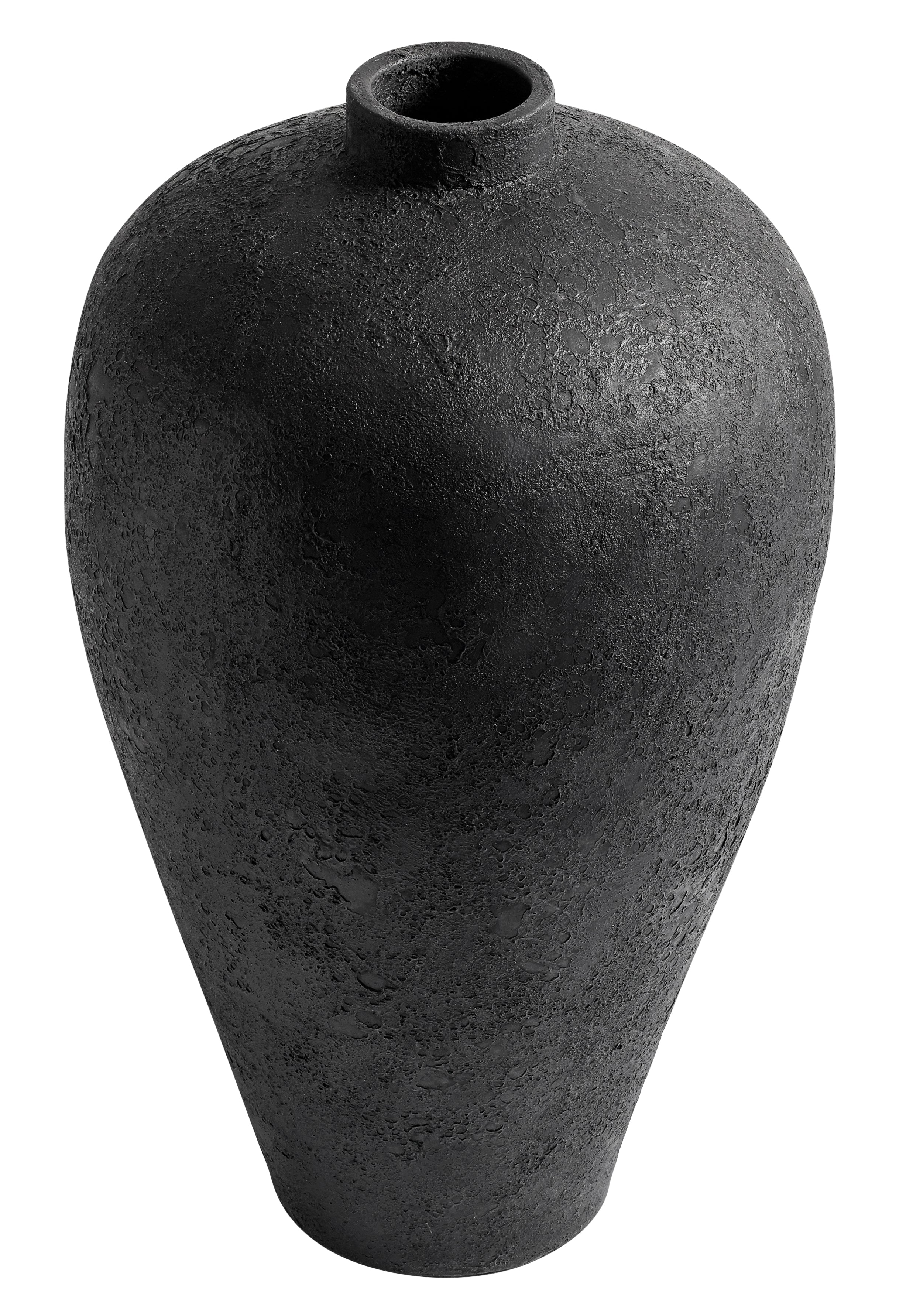 Luna krukke, sort - H80 cm.