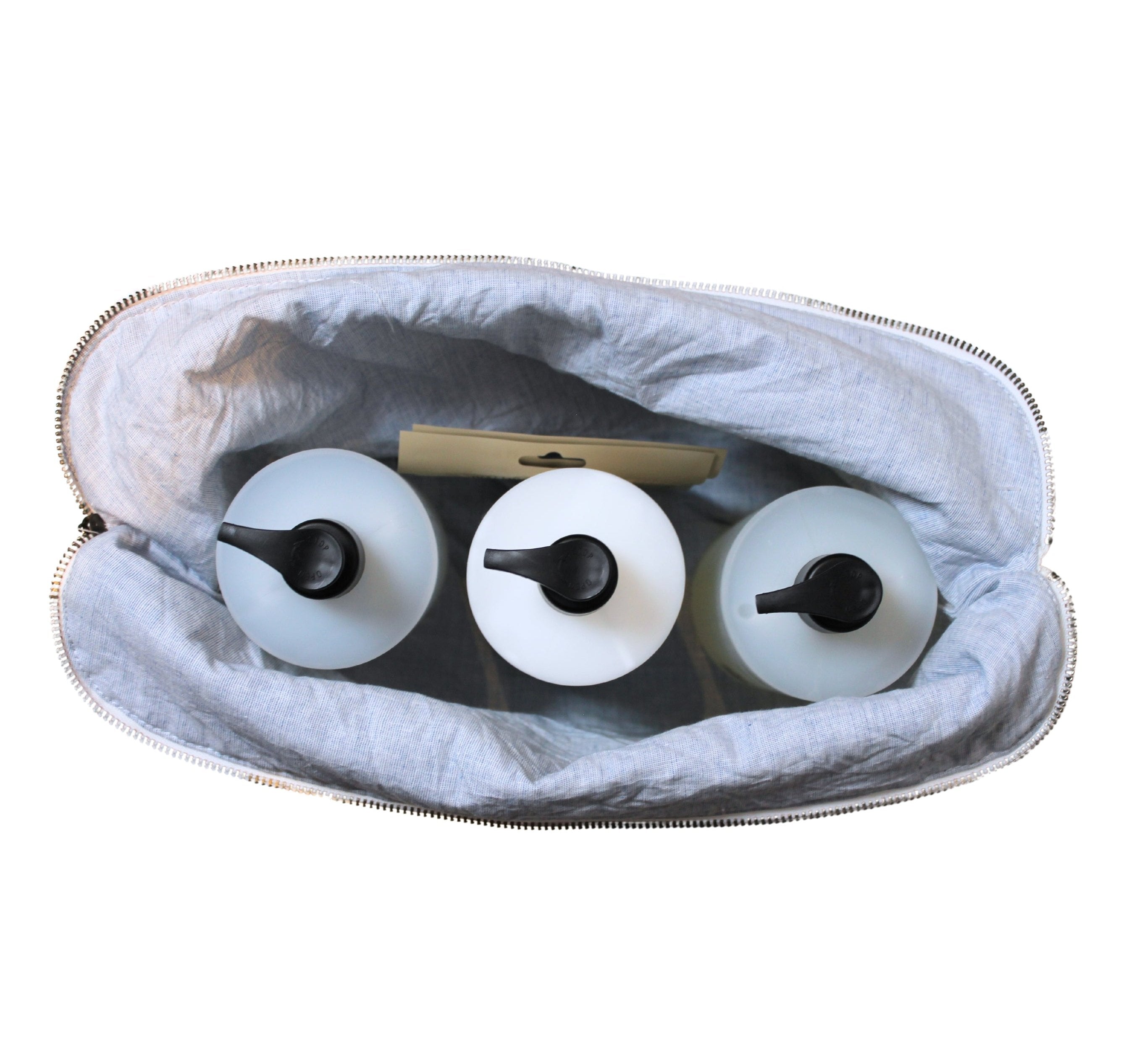 Mini Strip toilettaske - blå