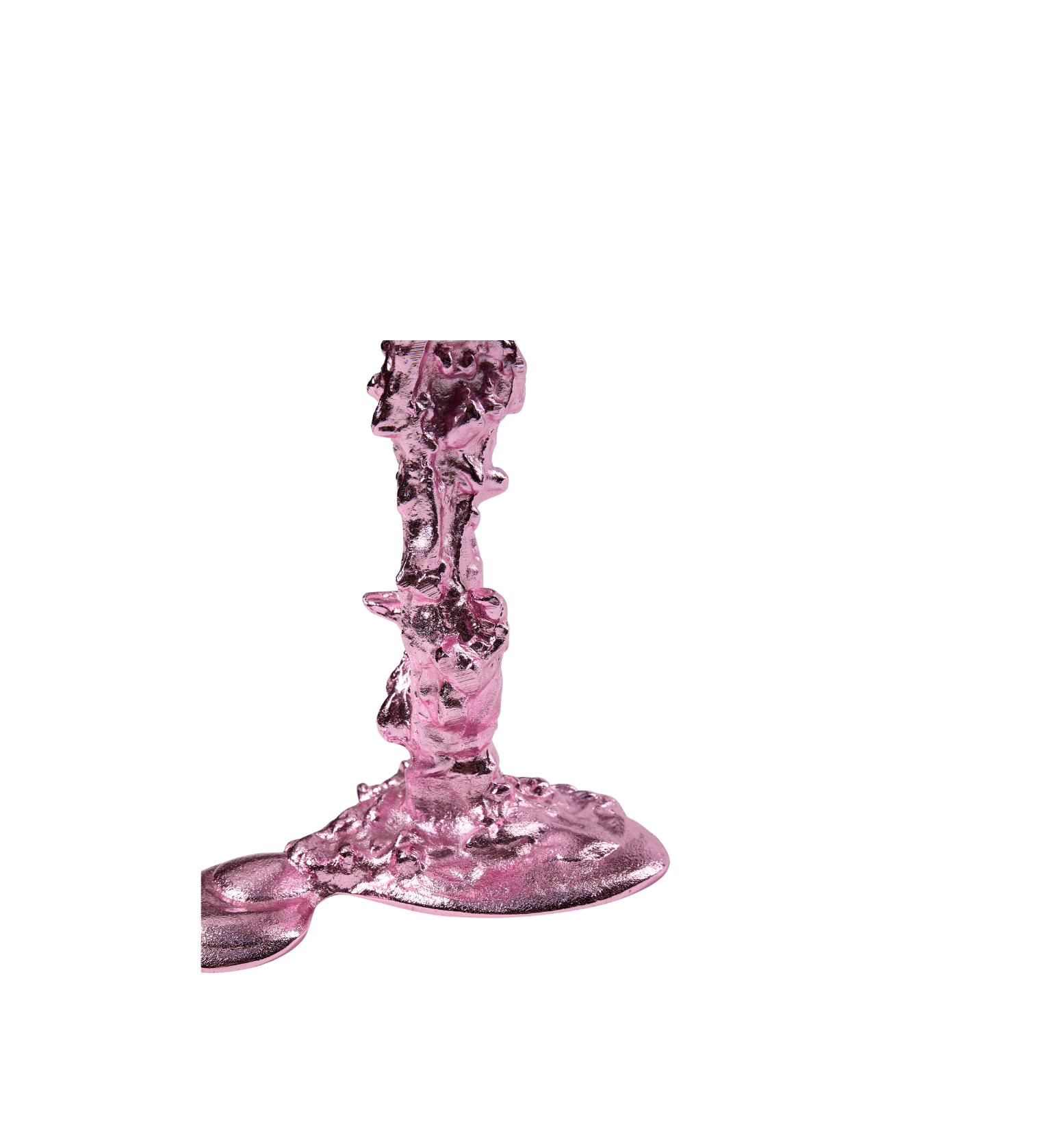 Drip lysestage, L - pink