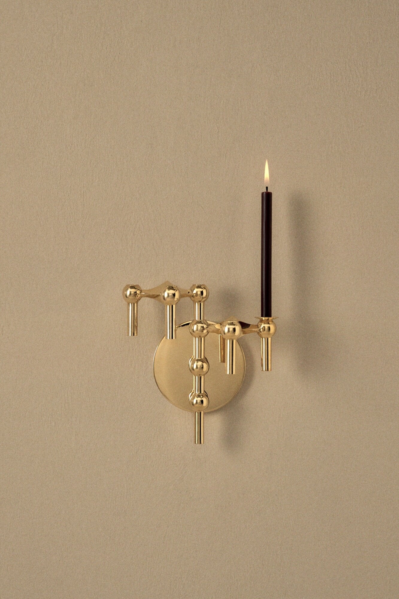 Nagel vægophæng - messing