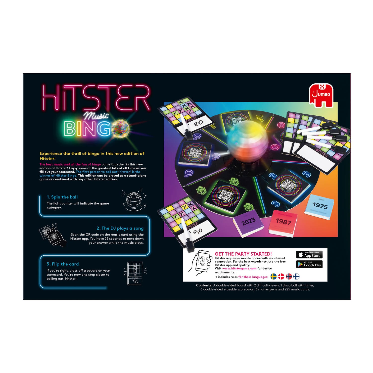 Hitster Bingo Nordic