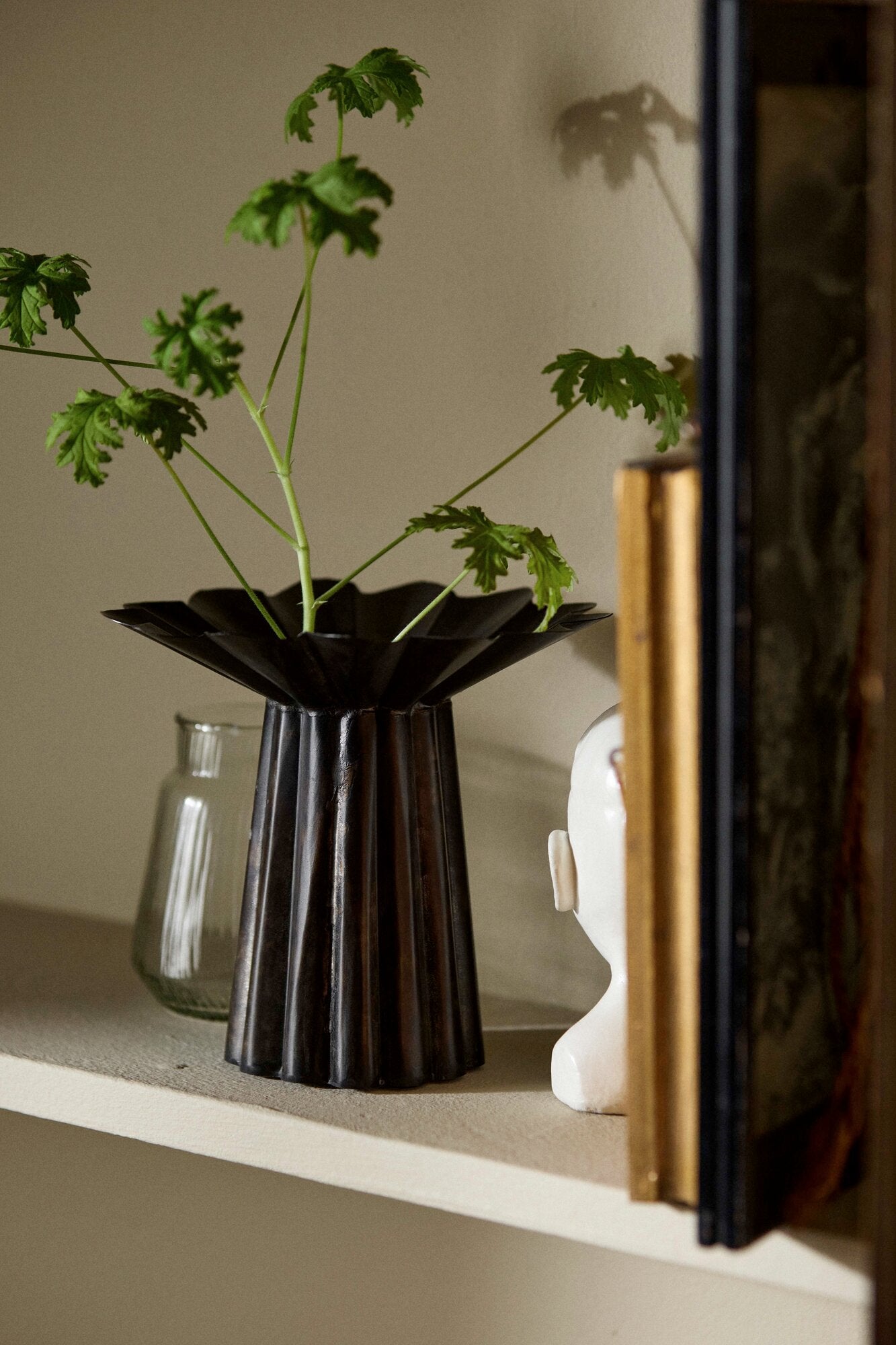 Minu vase, antik finish, S - brun