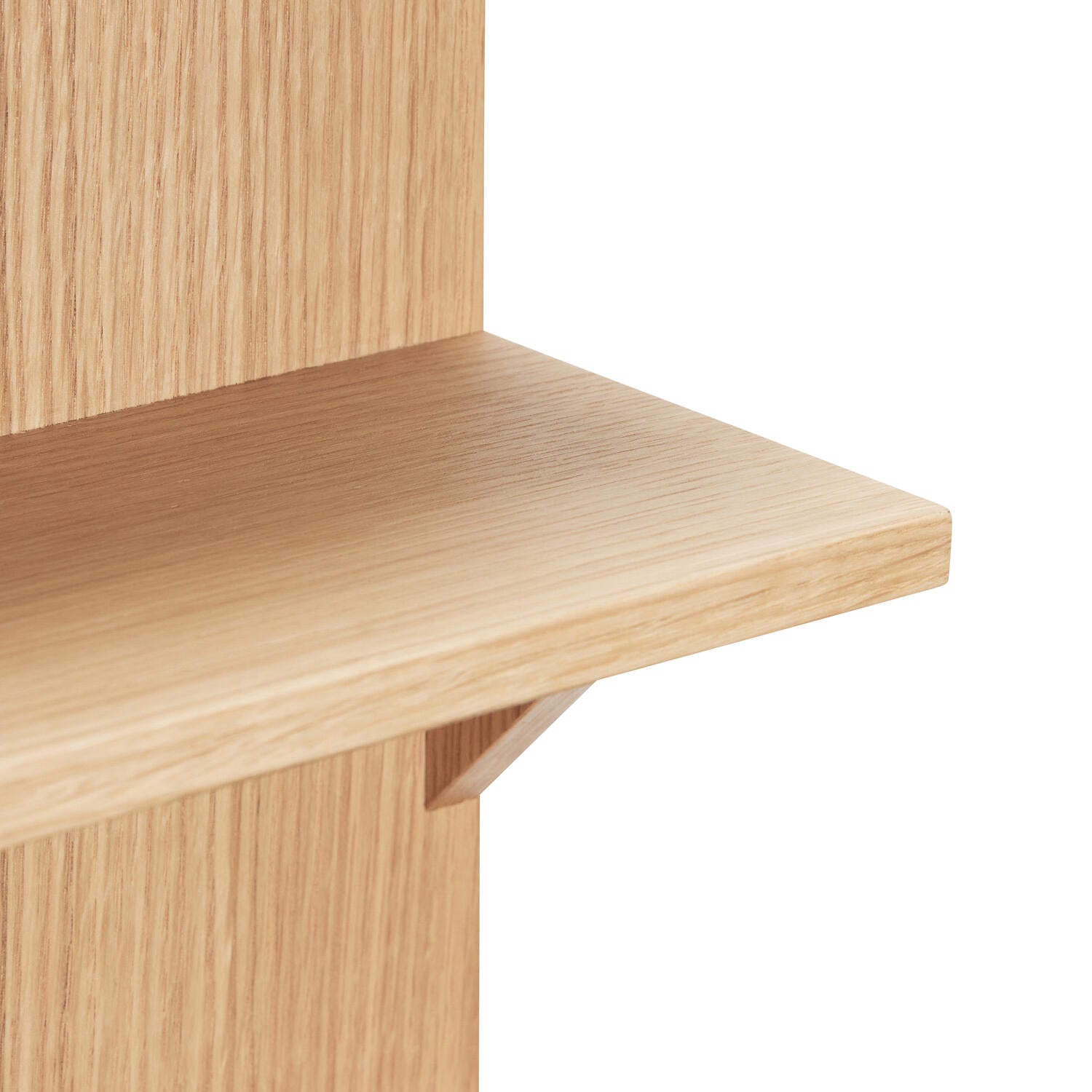 Straight reol, Natur - H54 cm