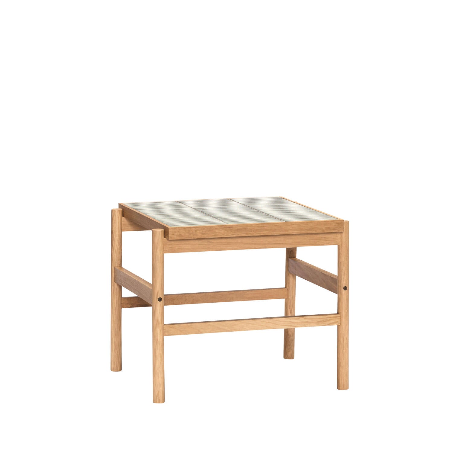 Tile sidebord, Mint/Natur - 45x50 cm