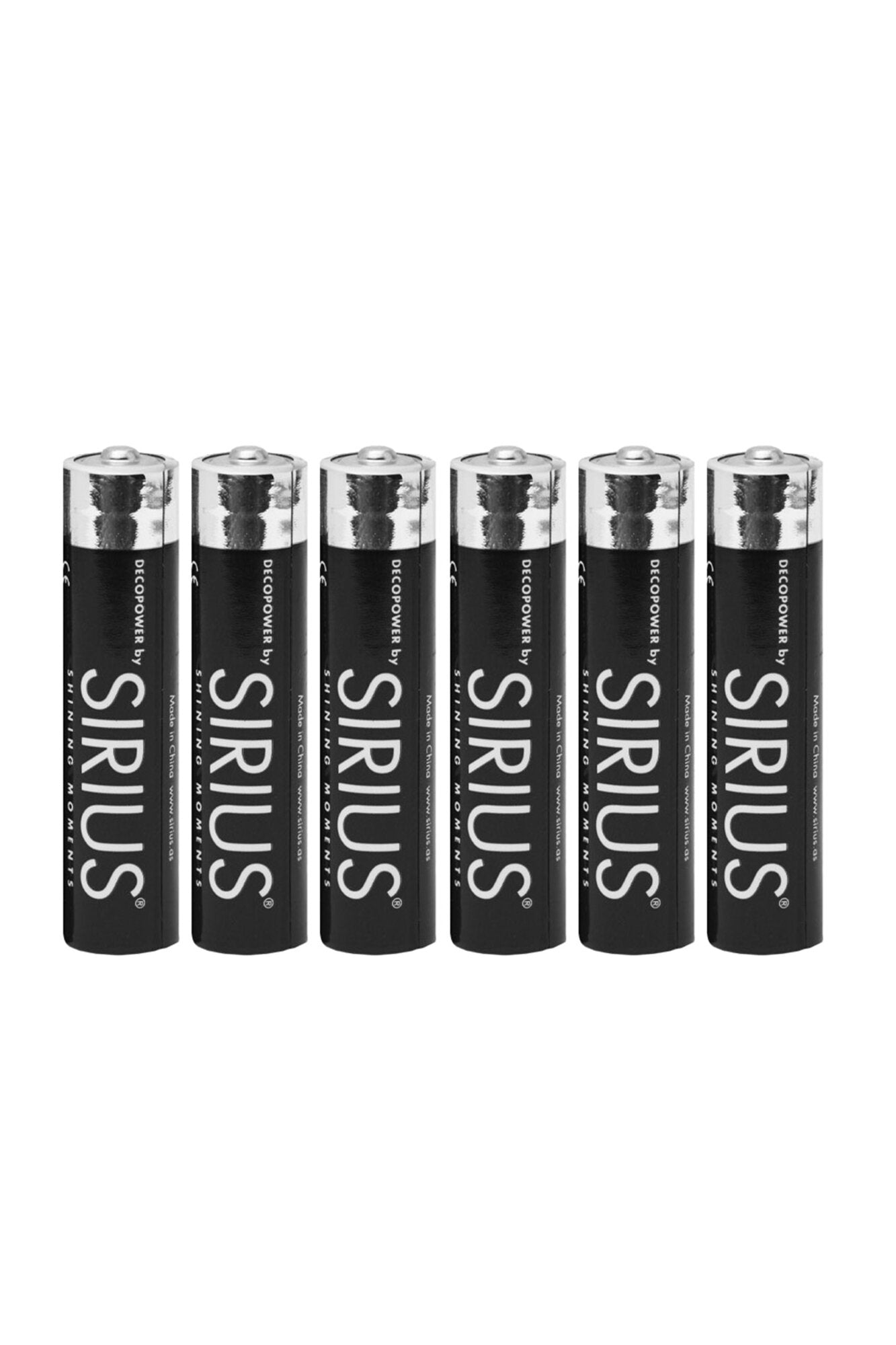 DecoPower AAA Batterier. (6 stk) - Blå/sølvfarvet