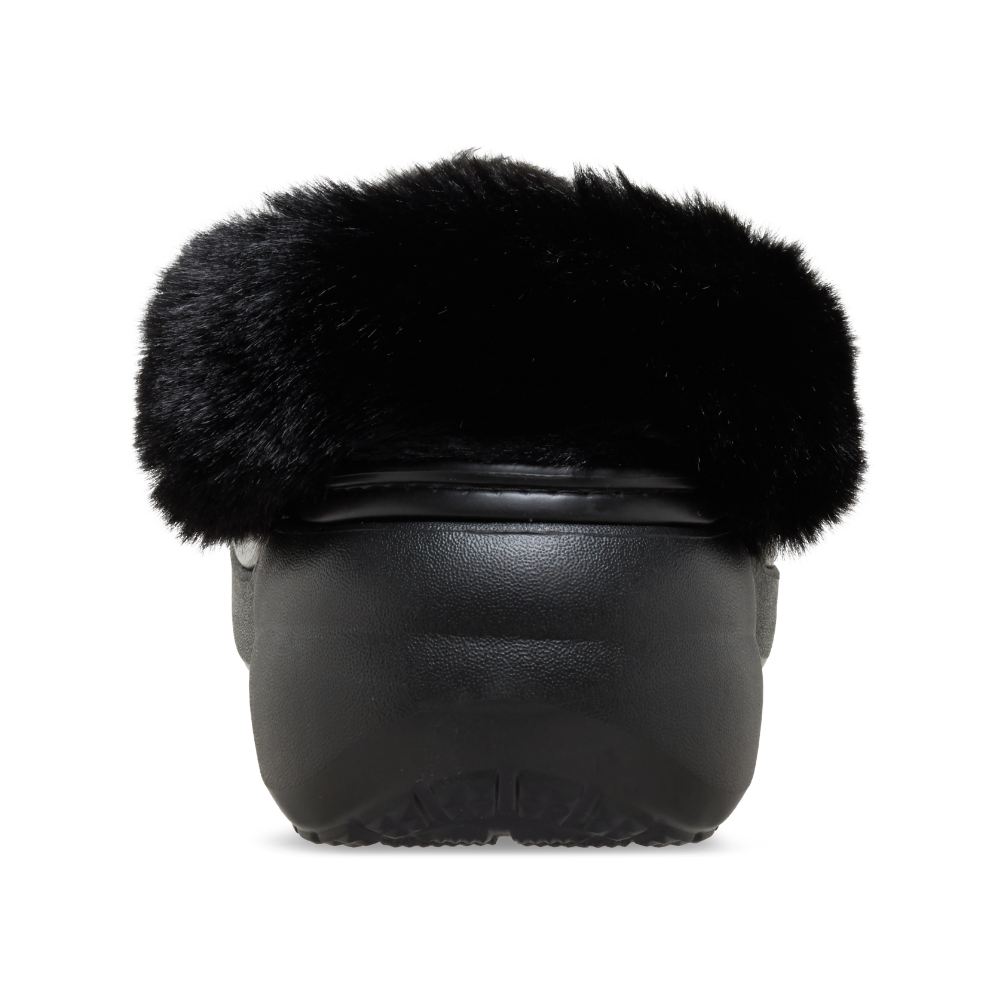 Classic Platform Fuzz Lined clogs - sort
