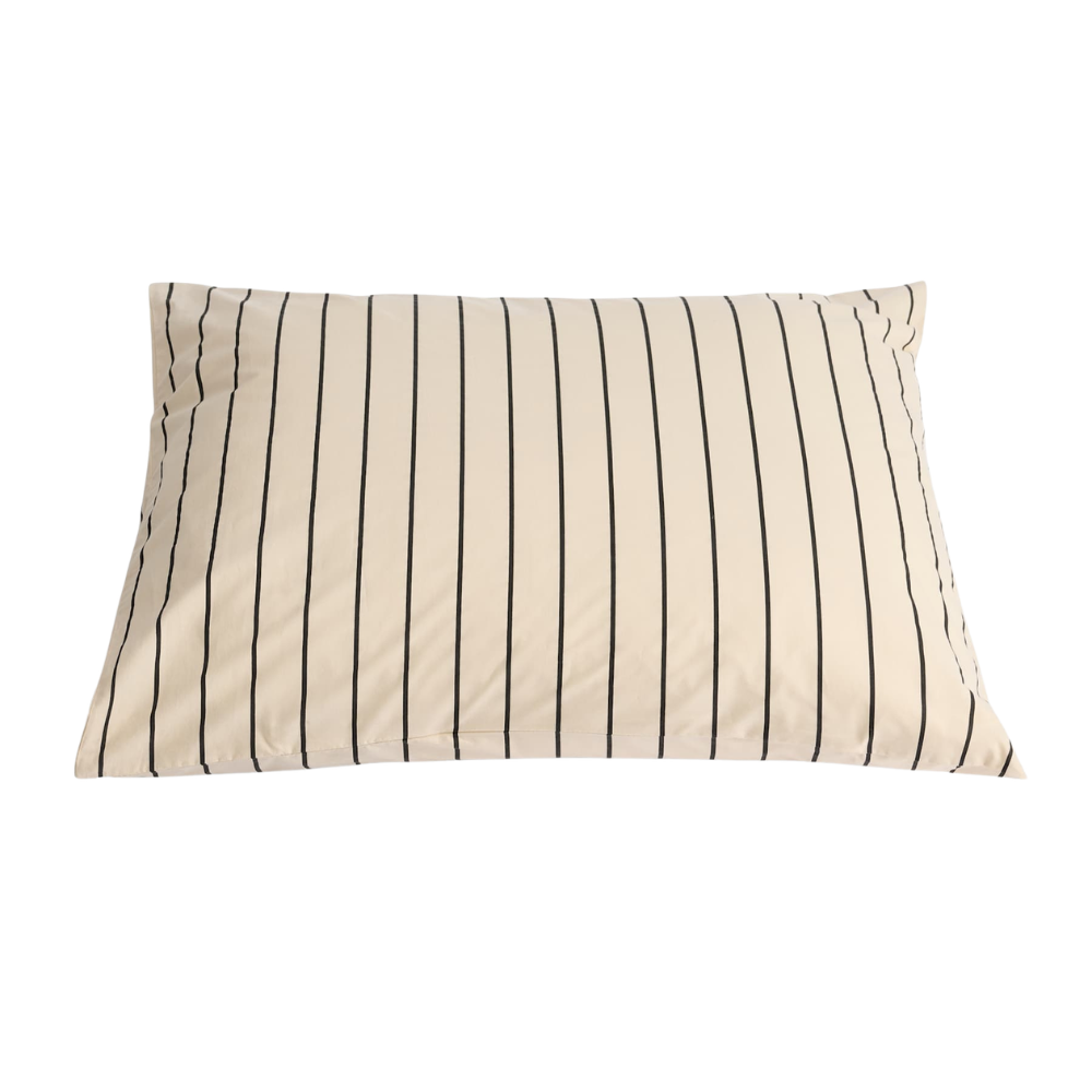 Percale hovedpudebetræk, 60x63 cm – Creme & ink