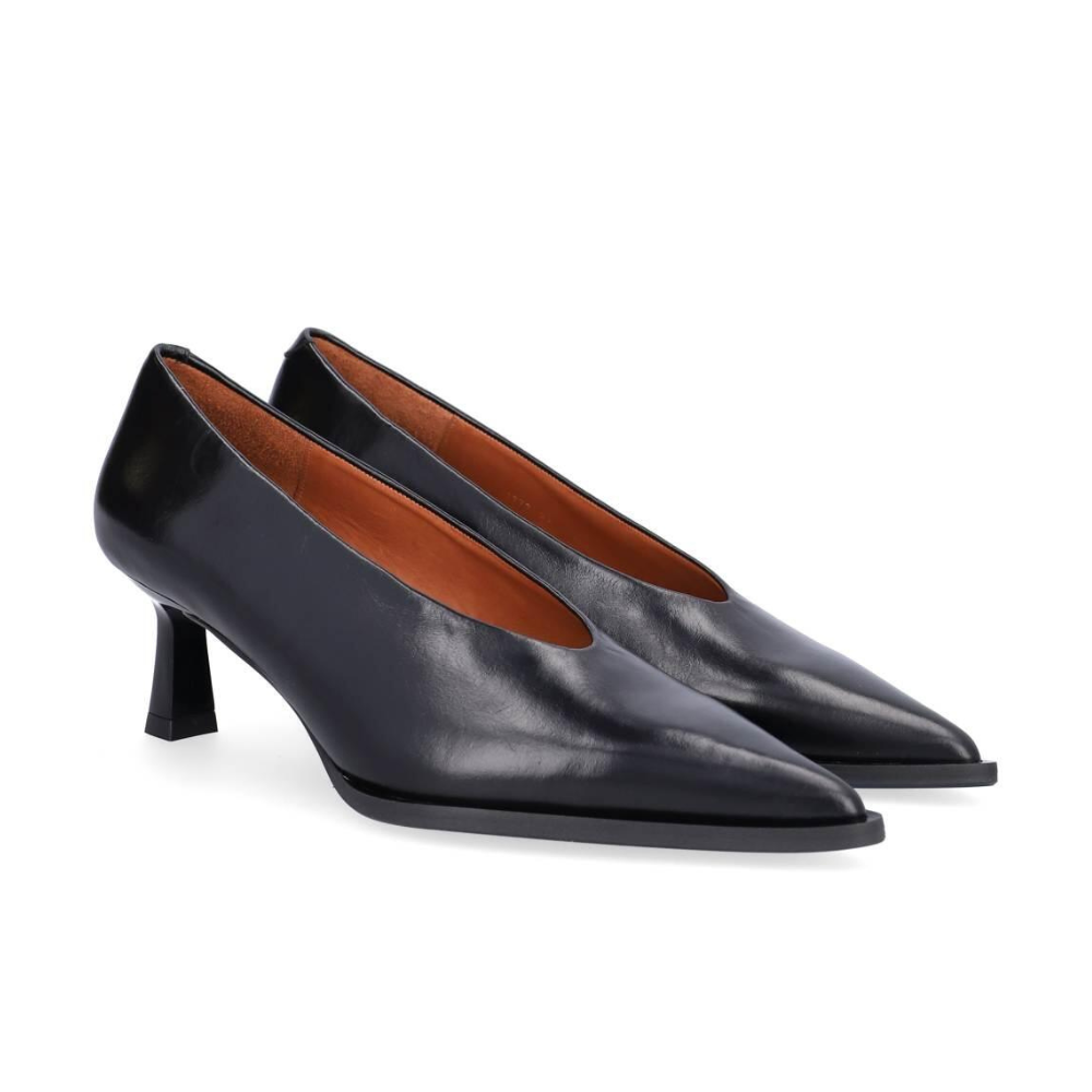 B1377 Pumps - Black calf 80