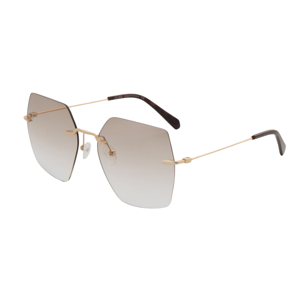 Jennifer Tinted brille - guldfarvet
