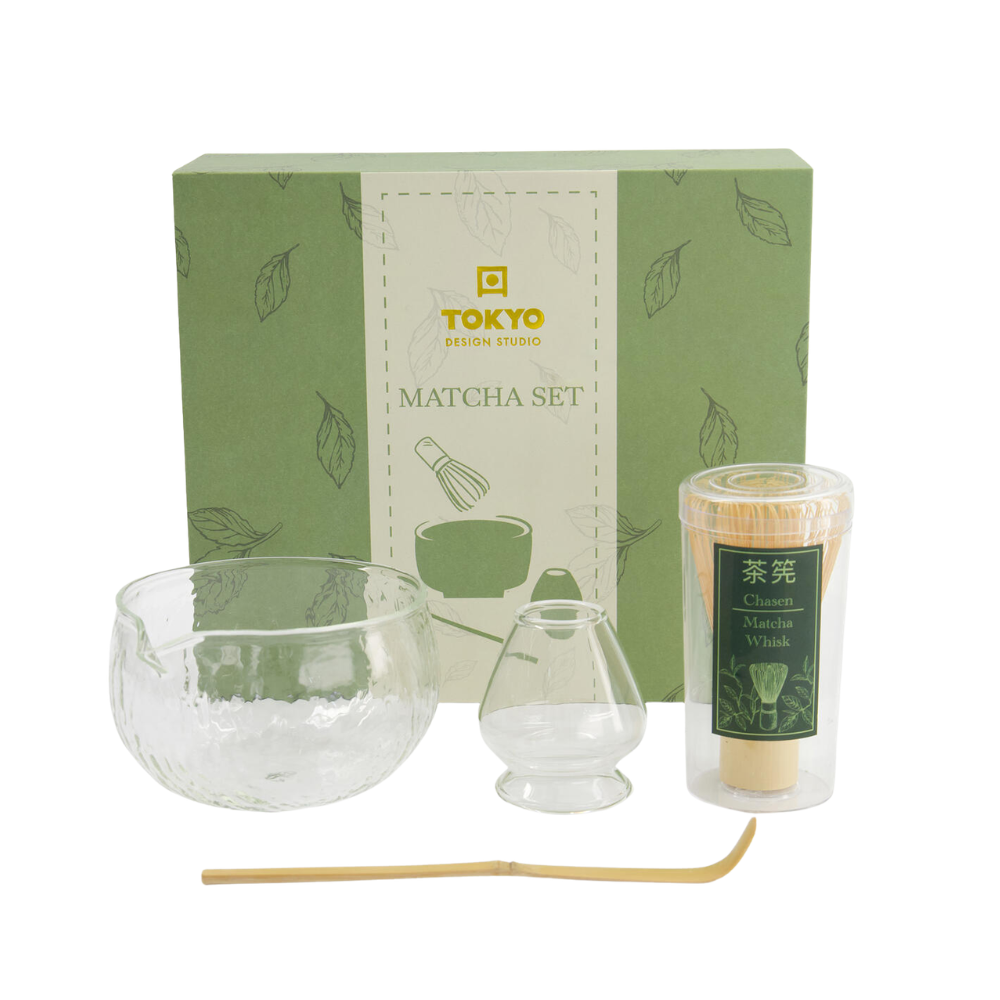 Matcha Glass gavesæt - klar