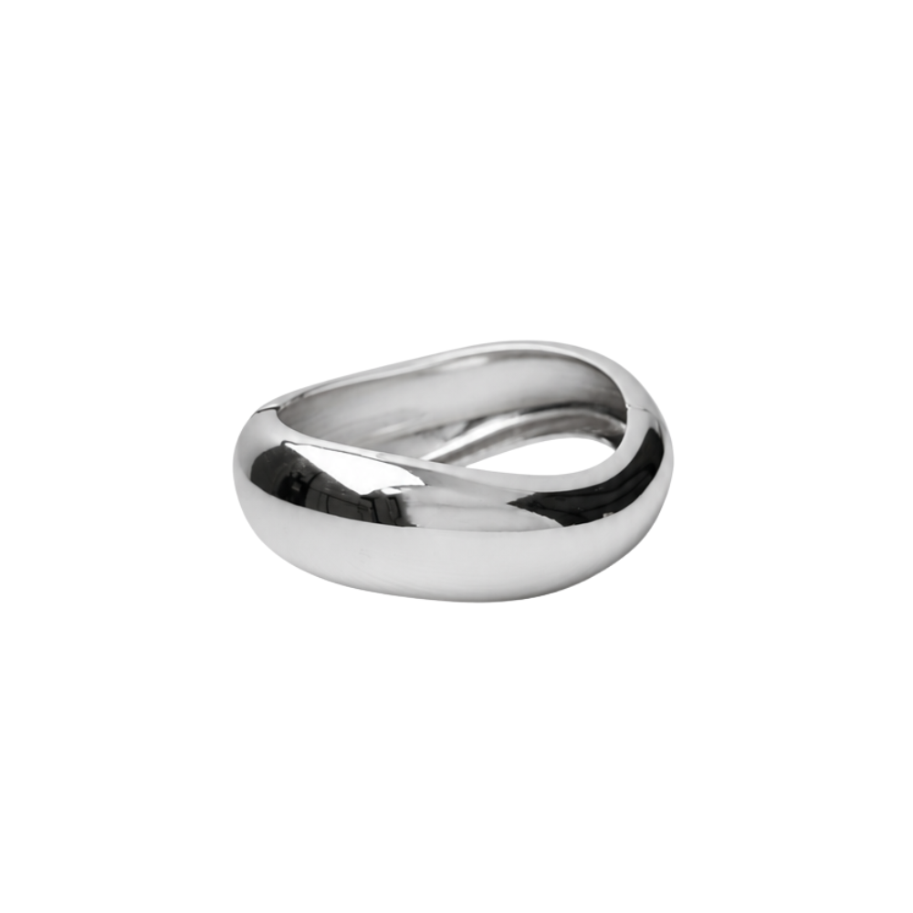 Nuka armring - sølvfarvet