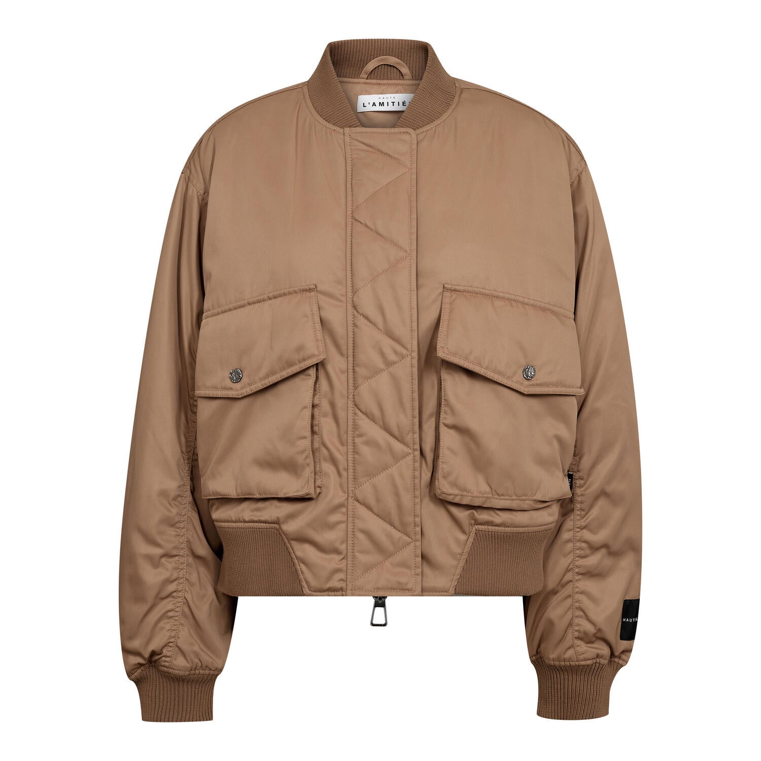 Bailey Zipper bomberjakke – Desert