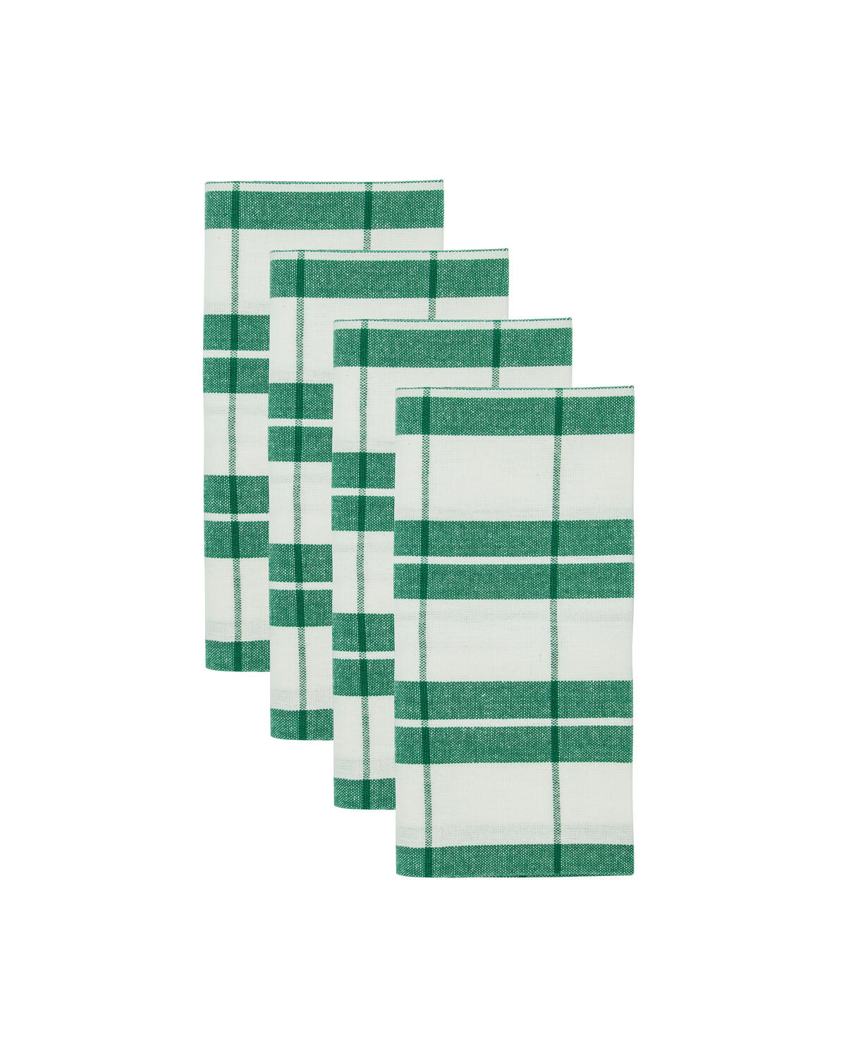 Chef stofservietter, 4 stk - grøn
