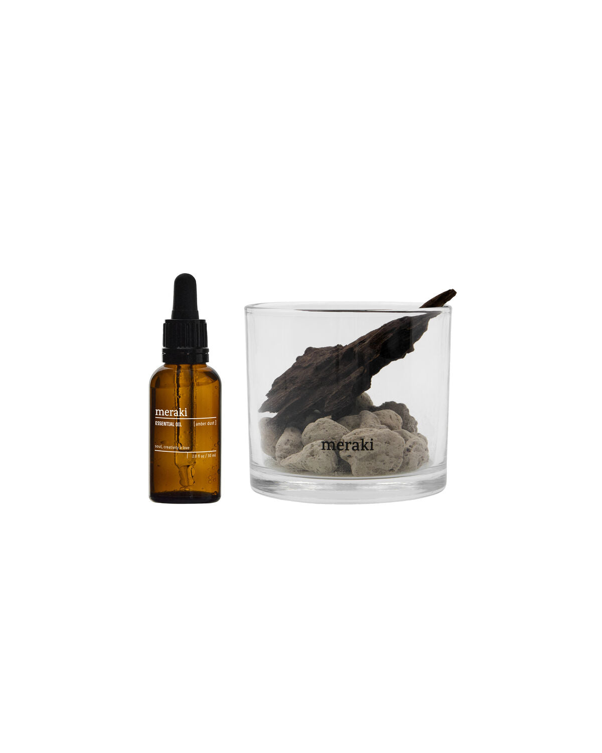 Lavastone & wood Amber dust diffuser, 30 ml - 4 dele