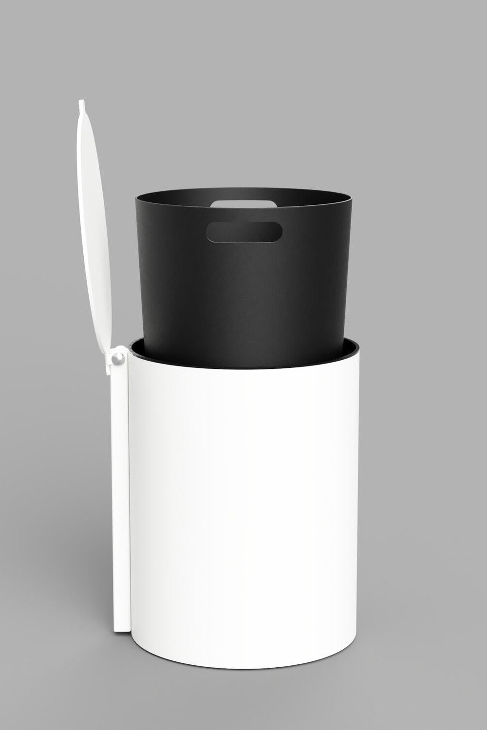 Toiletspand - hvid