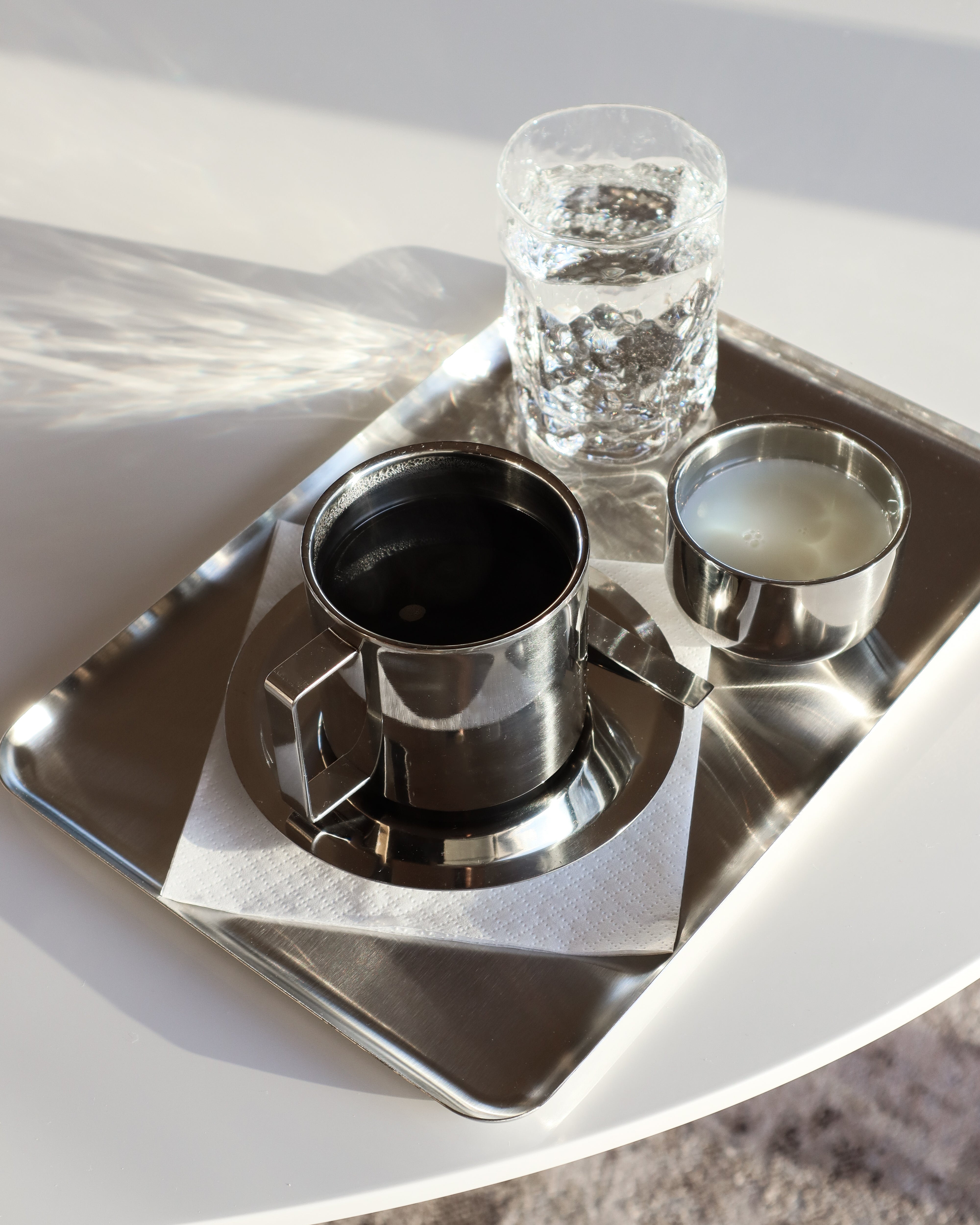 Stål espressokop - Ø7x5 cm