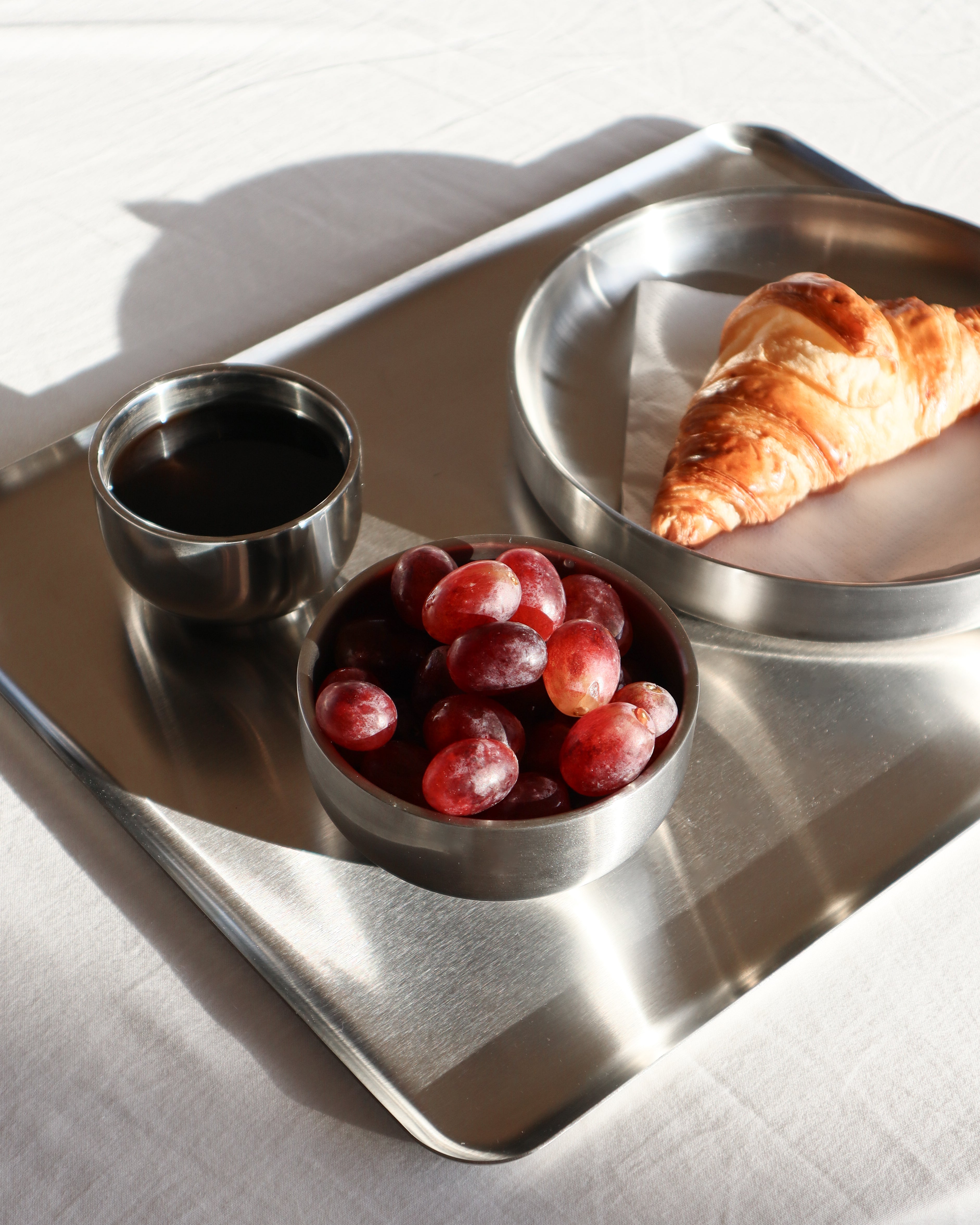 Stål Food skål - Large