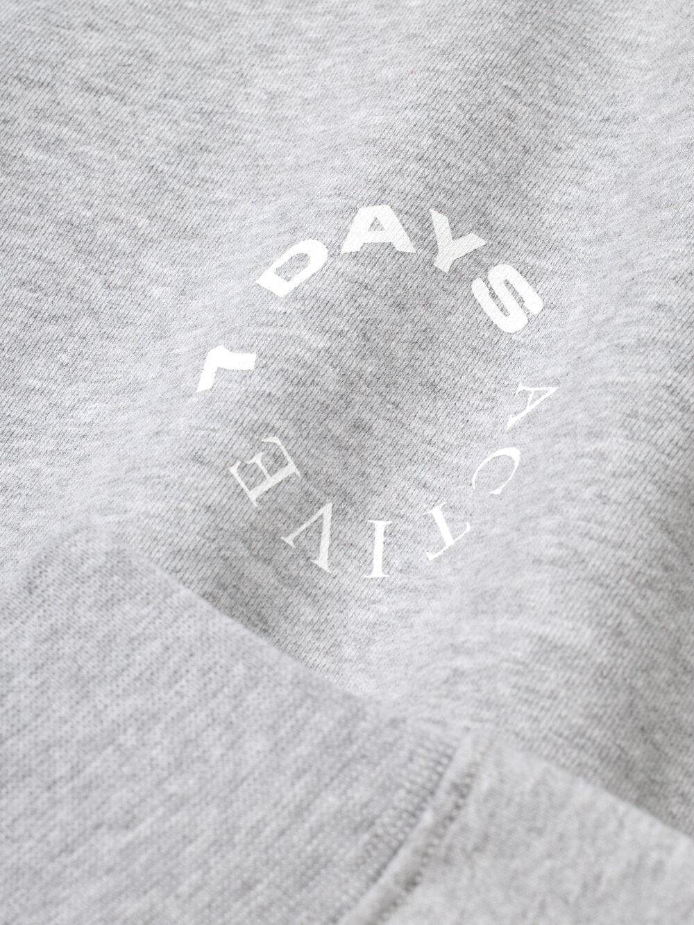 Organic Crew Neck Sweatshirt - Heather Grey