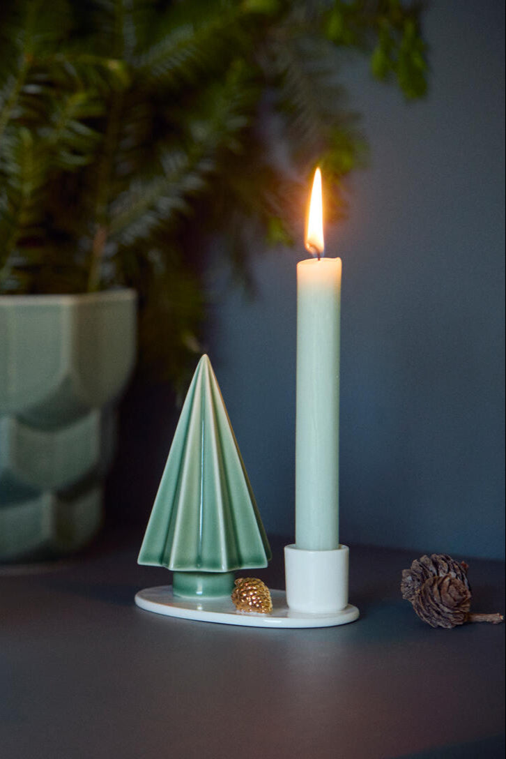 Winter Stories Tree lysestage - hvid/grøn