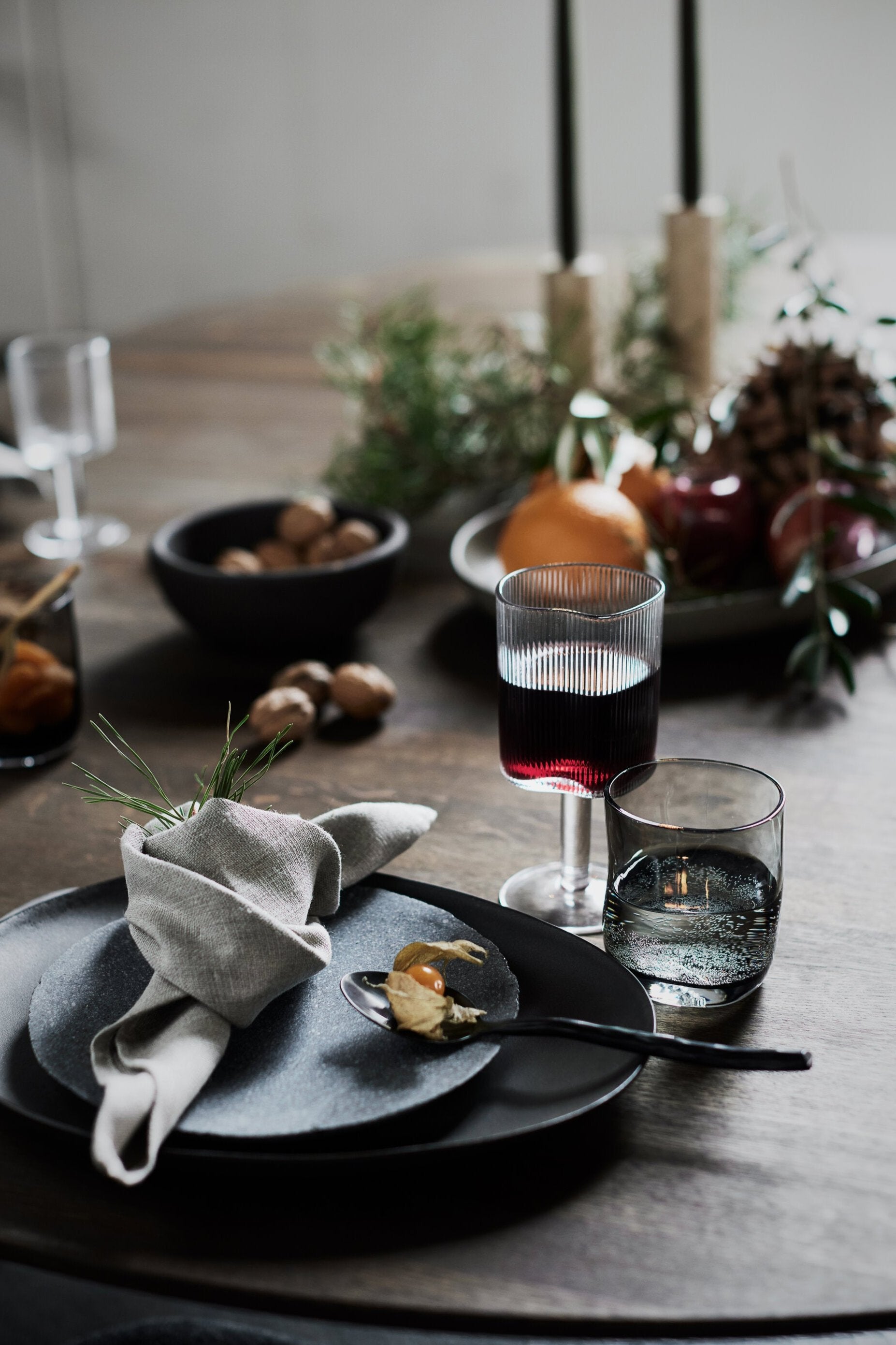 Ripe rødvinsglas - Klar