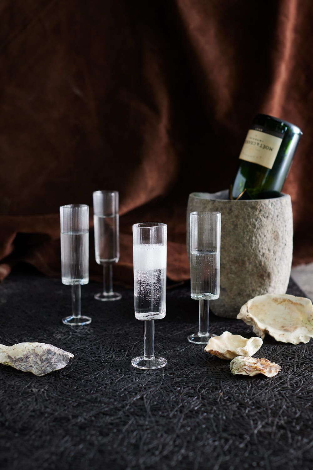 Ripe champagneglas - Klar