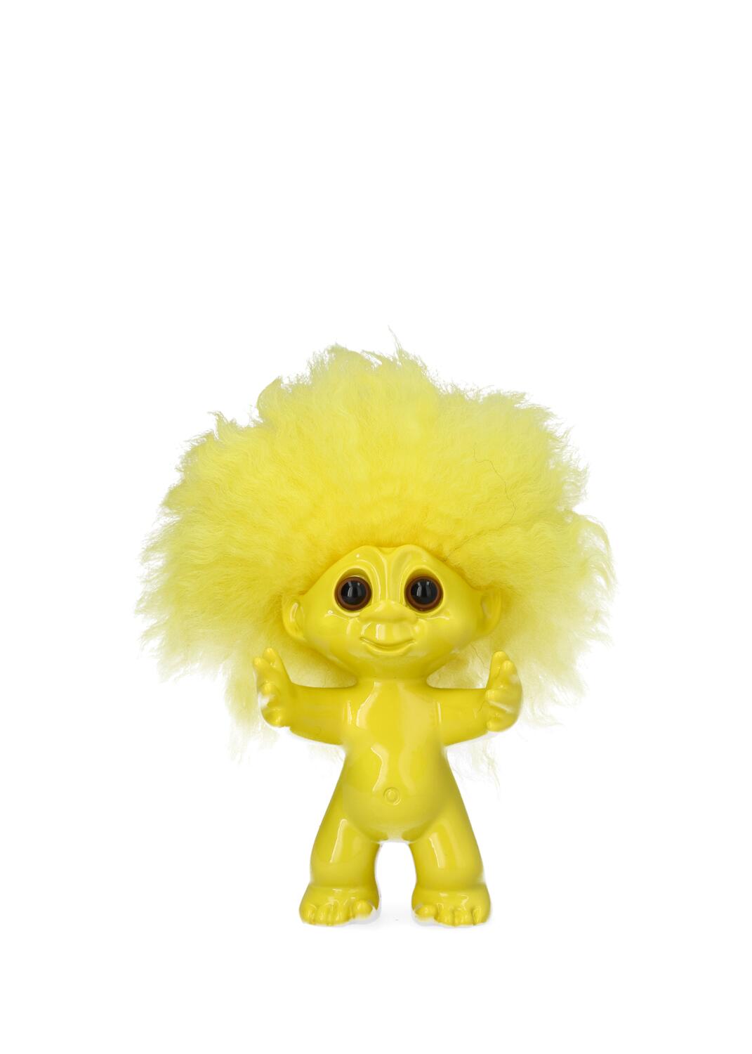 Lykketrold, H9 cm - gul