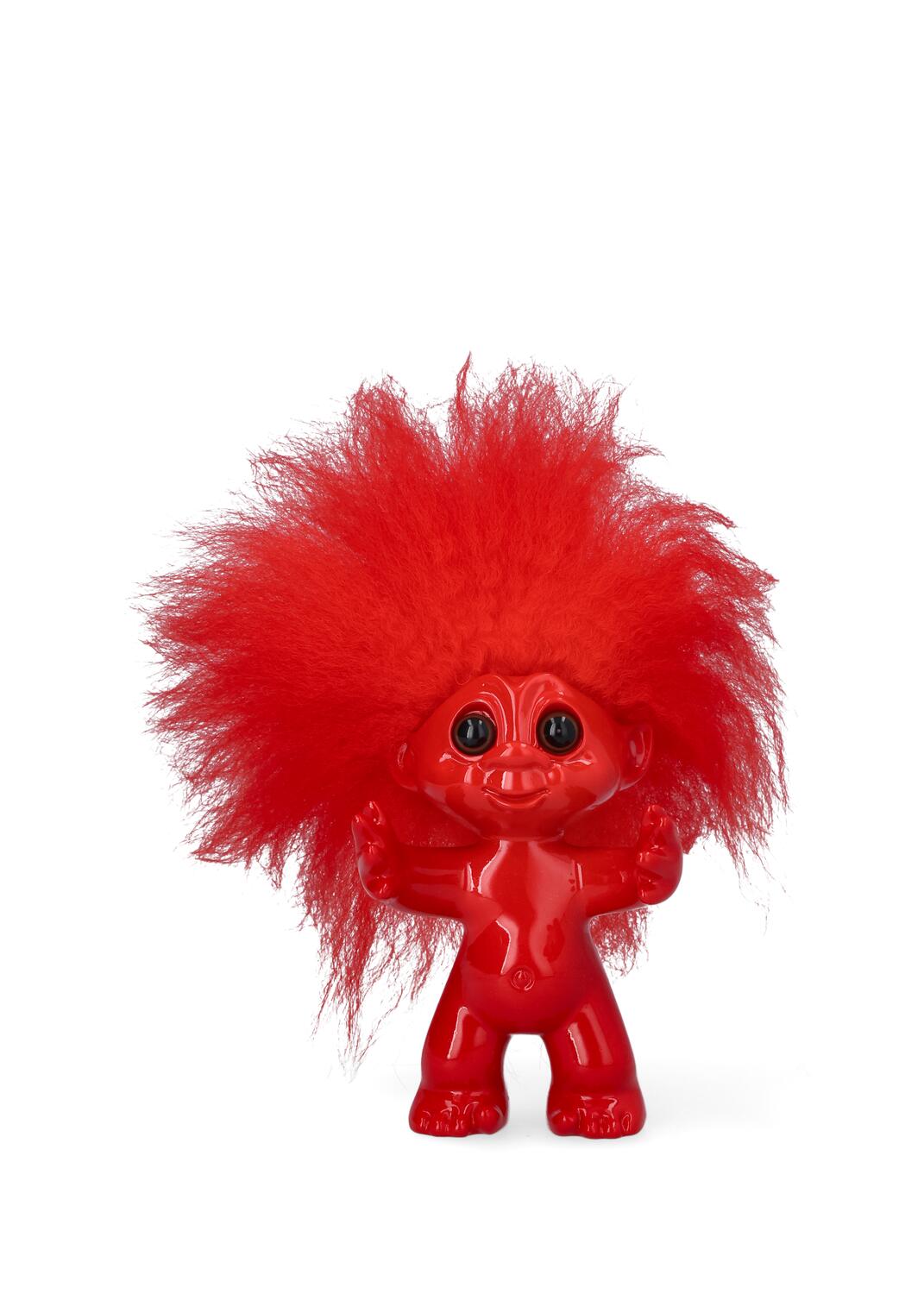 Lykketrold, H9 cm - rød