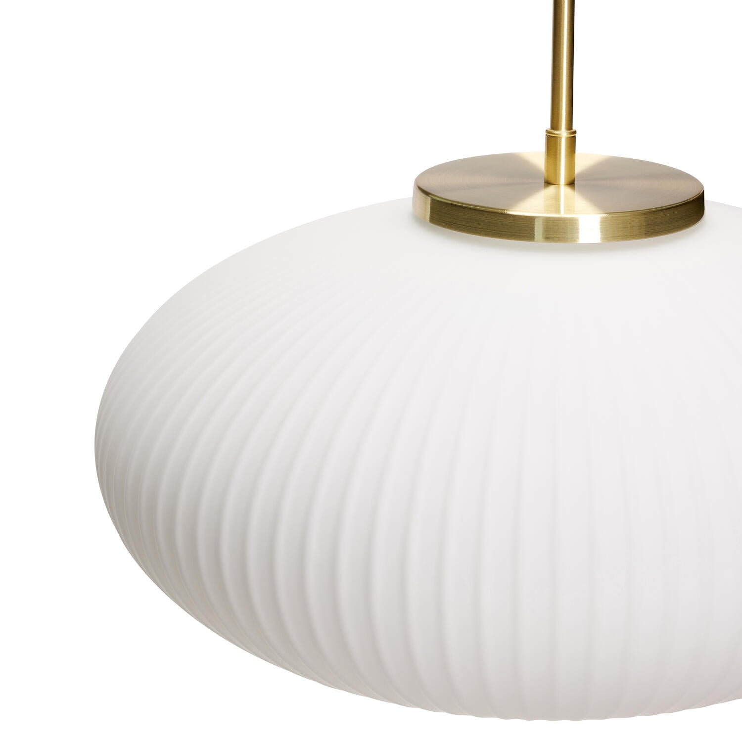 Serene Ellipse pendel, hvid - Ø40 cm