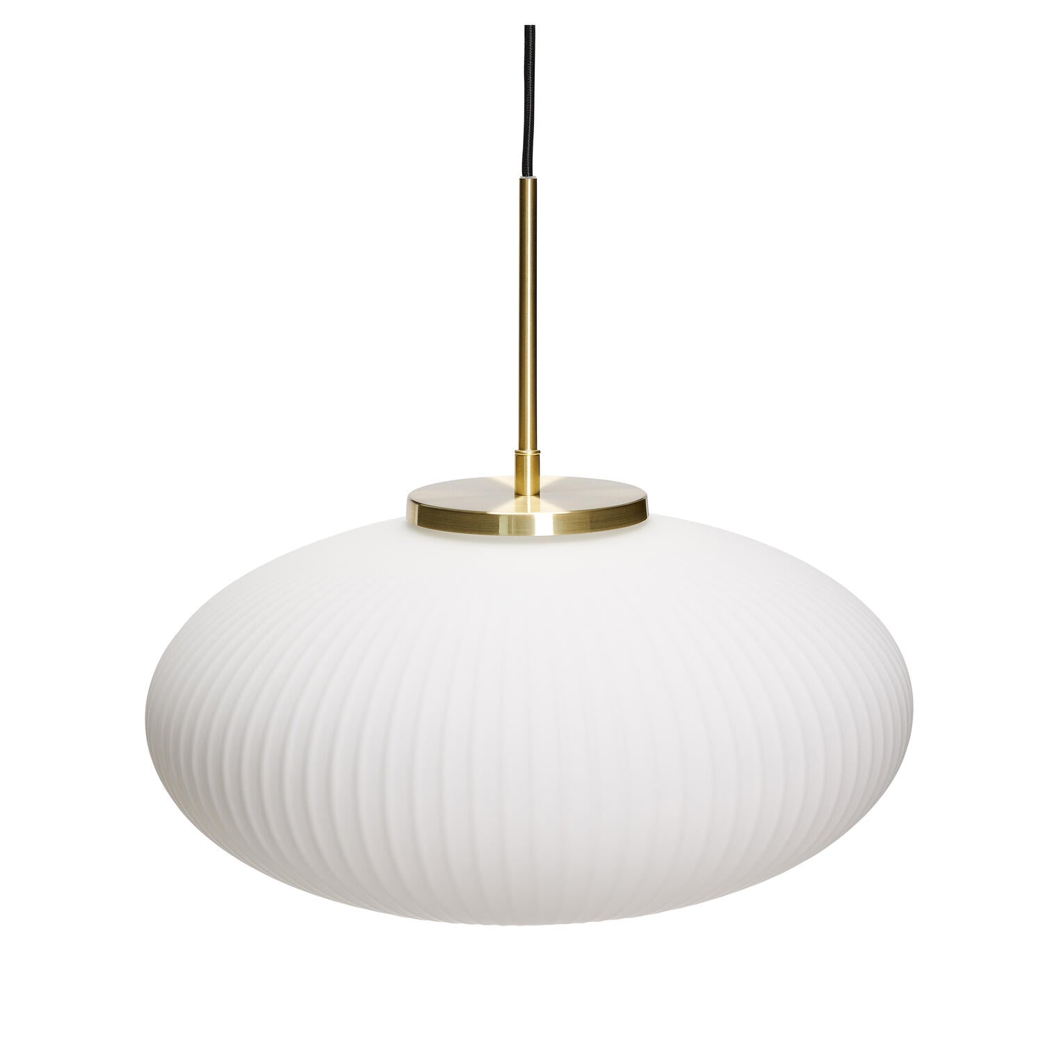 Serene Ellipse pendel, hvid - Ø40 cm