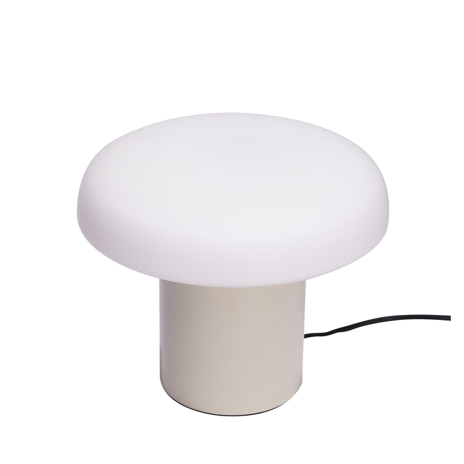 Ateliers bordlampe, sand/hvid - Ø25 cm