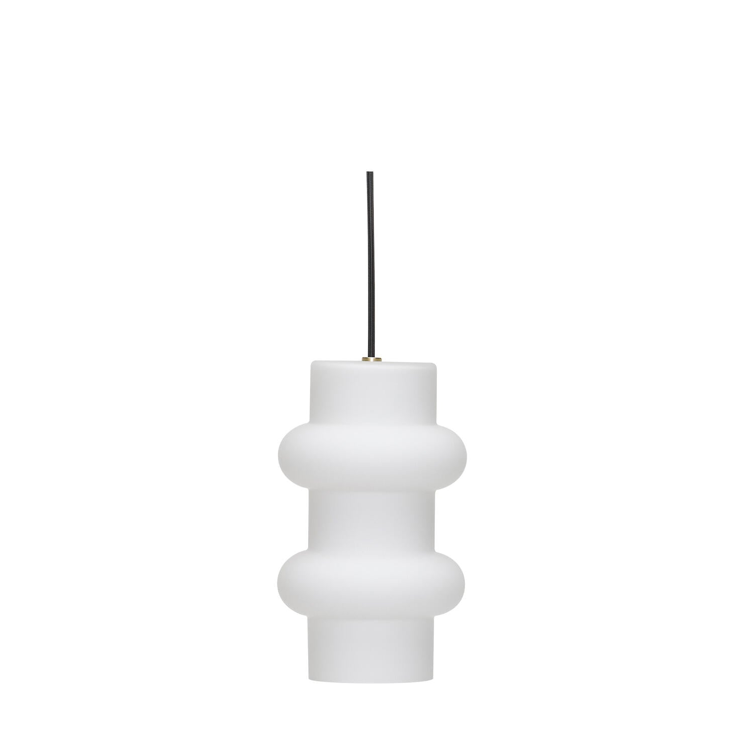 Pilule Dobbel pendel, 15x25 cm - mat hvid