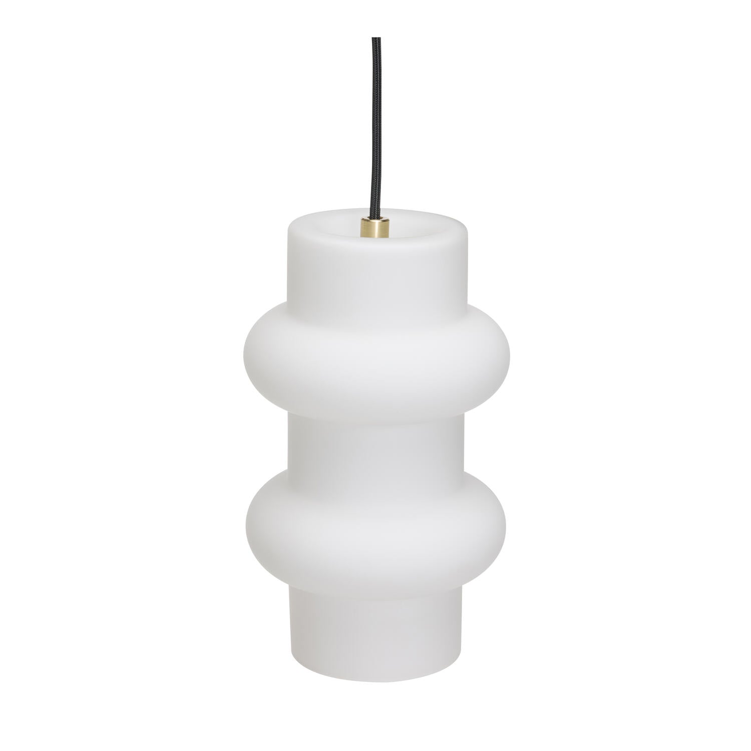 Pilule Dobbel pendel, 15x25 cm - mat hvid