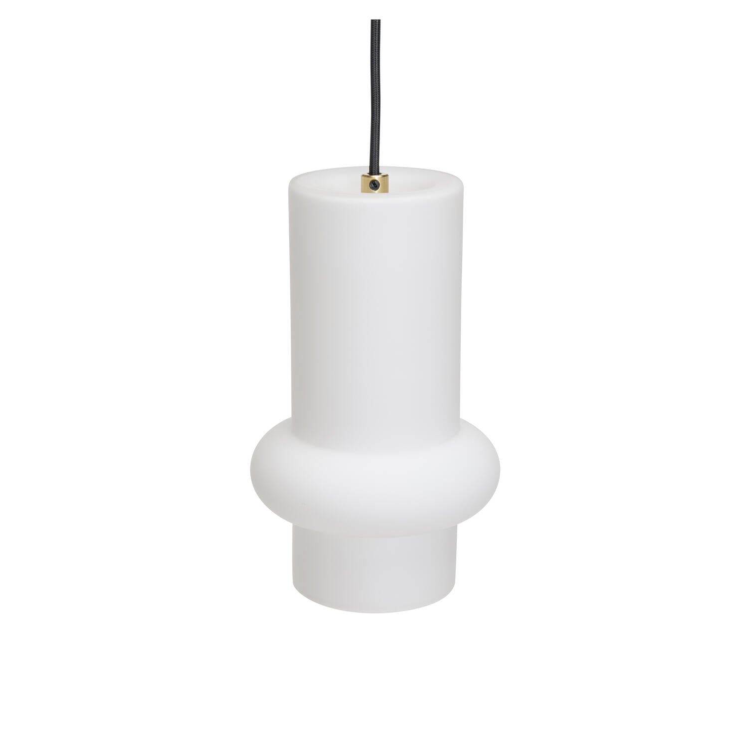 Pilule Down pendel, 15x25 cm - mat hvid