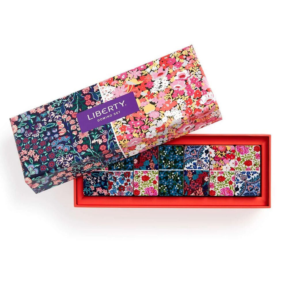 Liberty Floral Wood domino